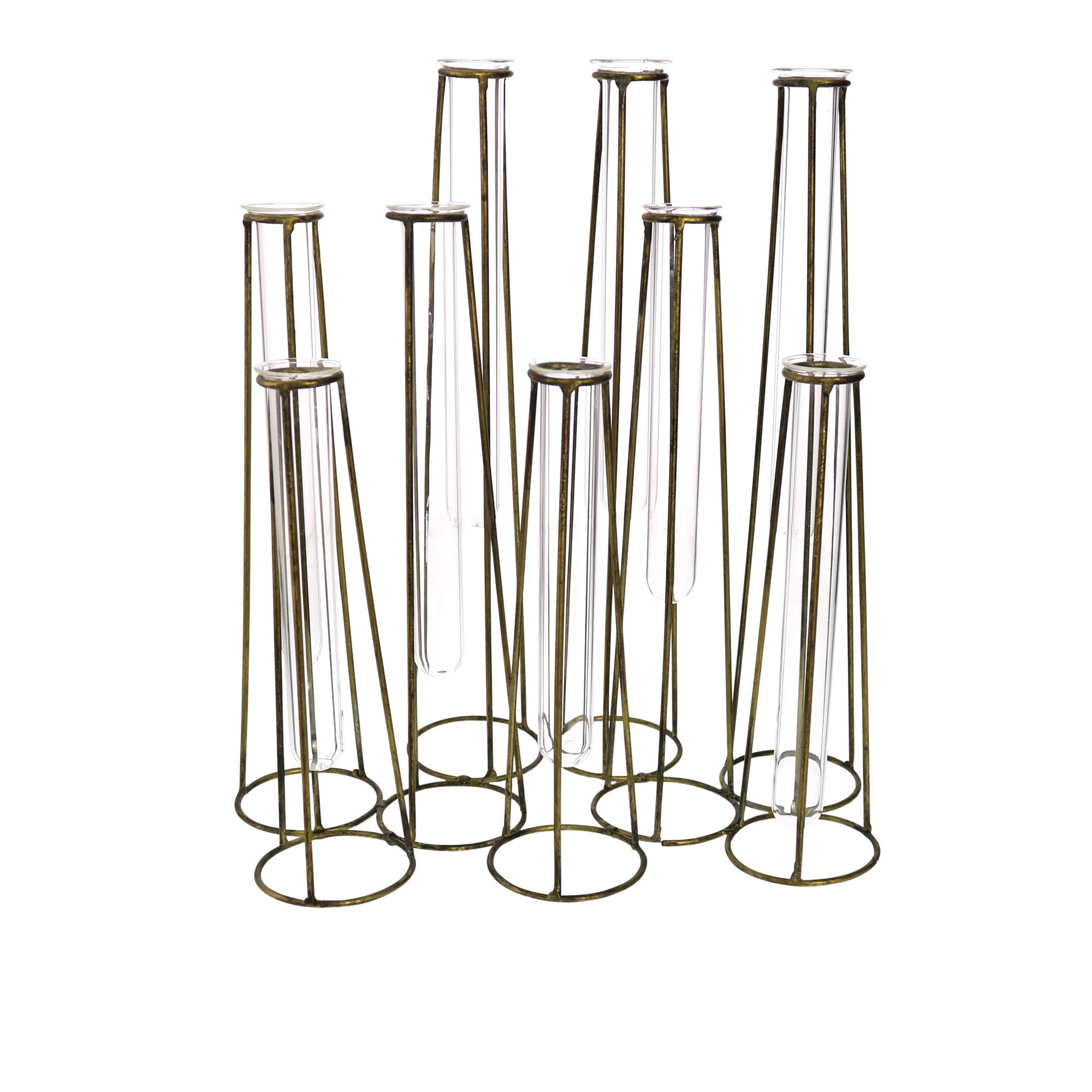 Archer Cluster Vase, Tapered - 9 Tubes By HomArt - Image 2