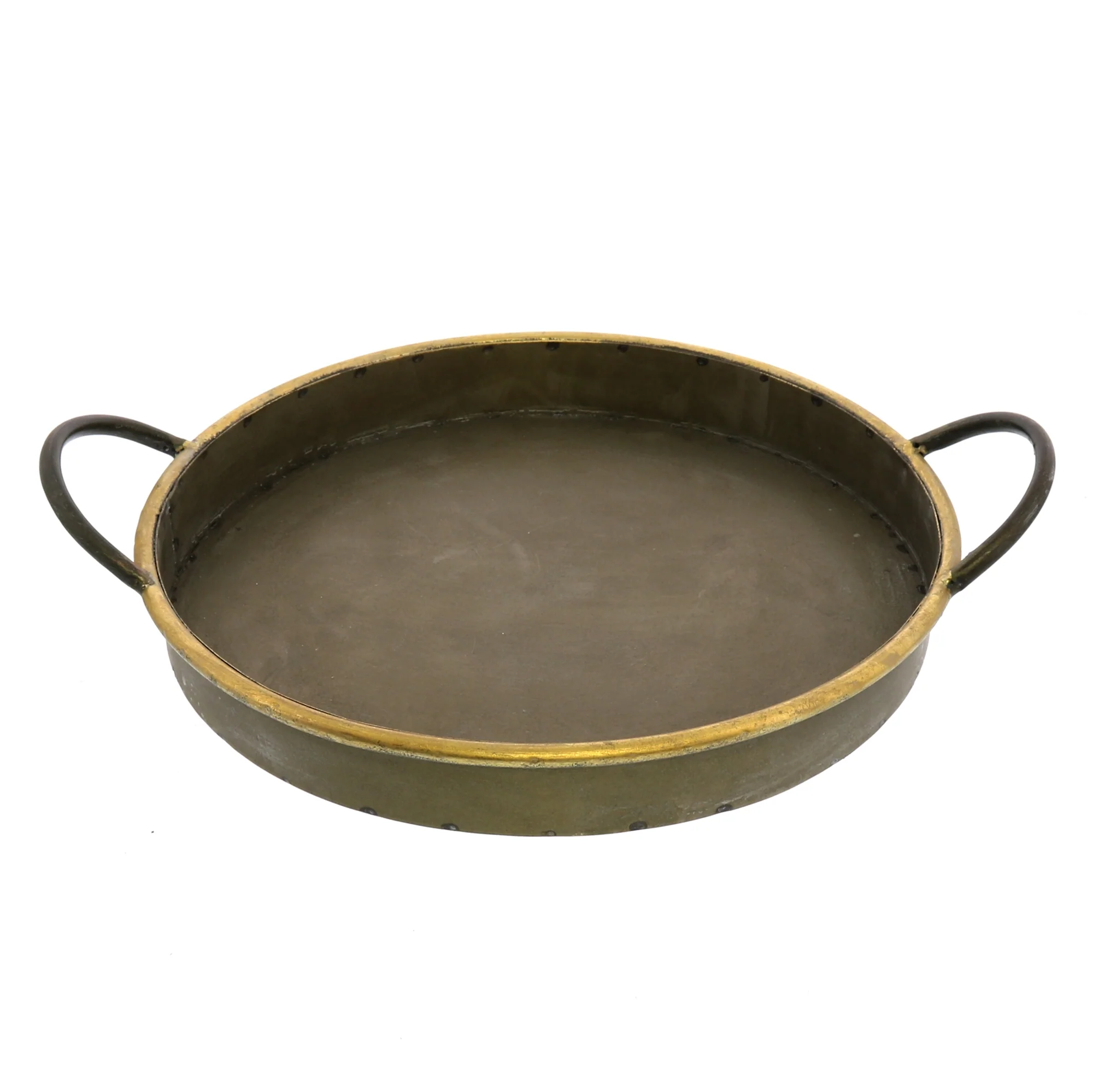 Archer Galvanized Trays, Round - Set of 3 By HomArt - Image 2