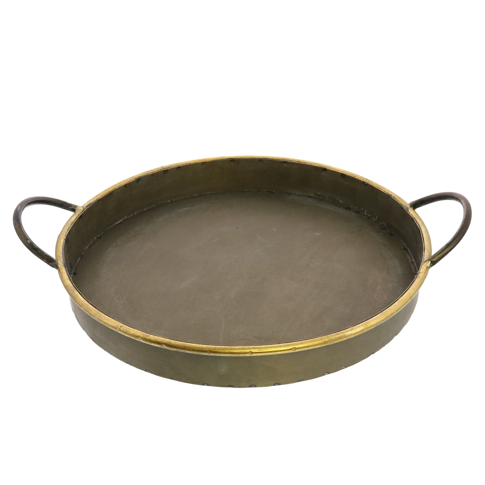 Archer Galvanized Trays, Round - Set of 3 By HomArt - Image 3