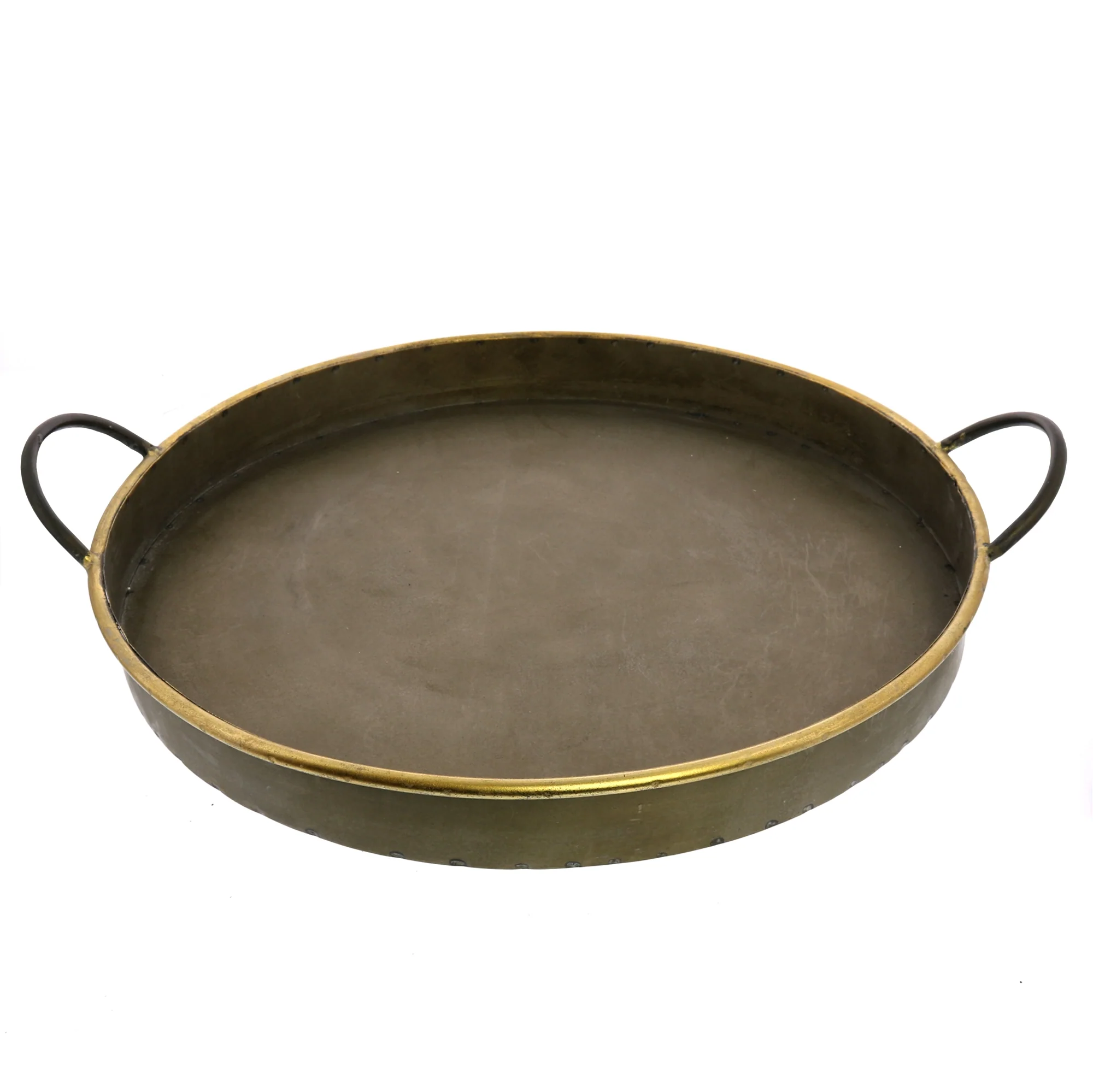 Archer Galvanized Trays, Round - Set of 3 By HomArt - Image 4
