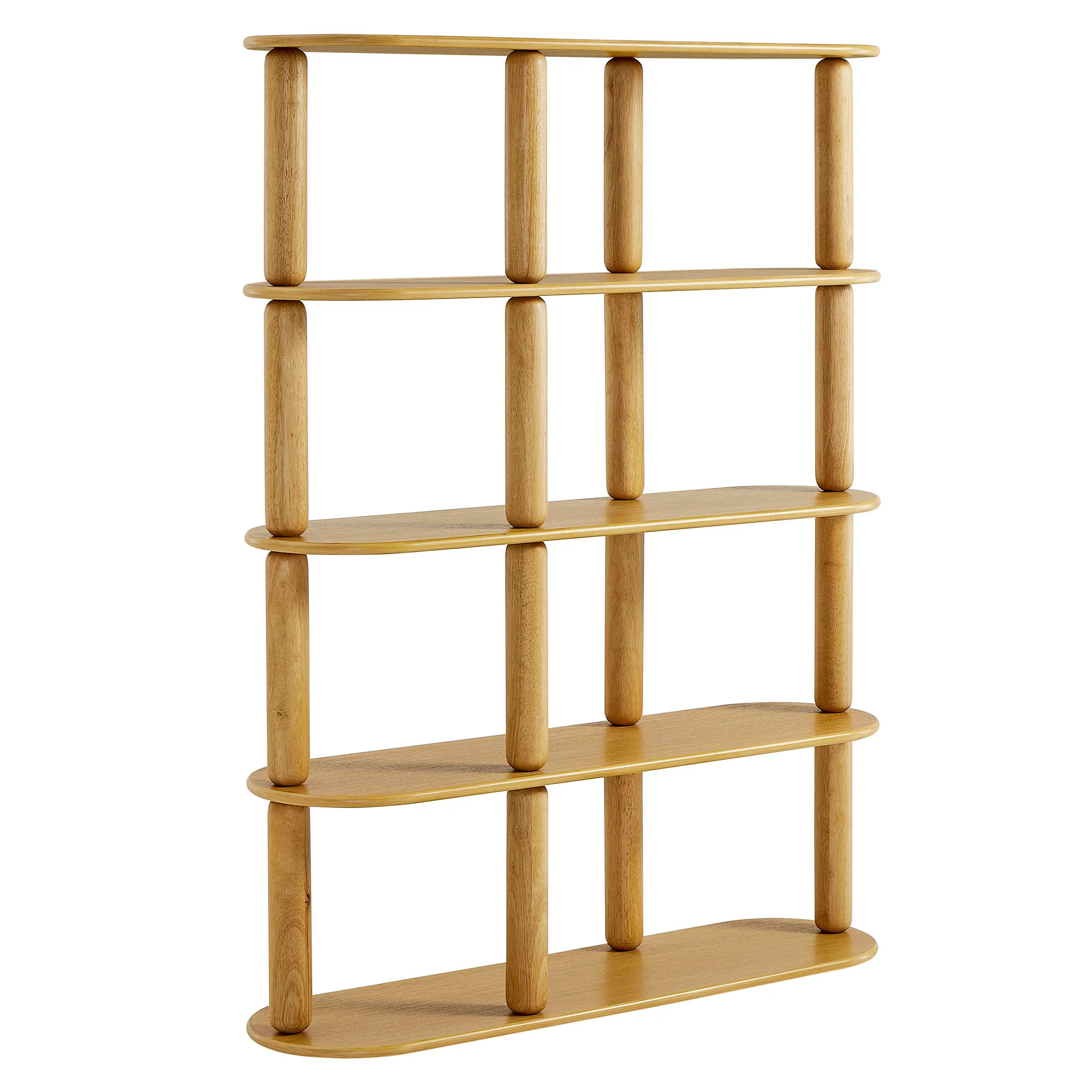 Arcus 4-Tier Oval Wood Bookshelf by Modway - Image 2