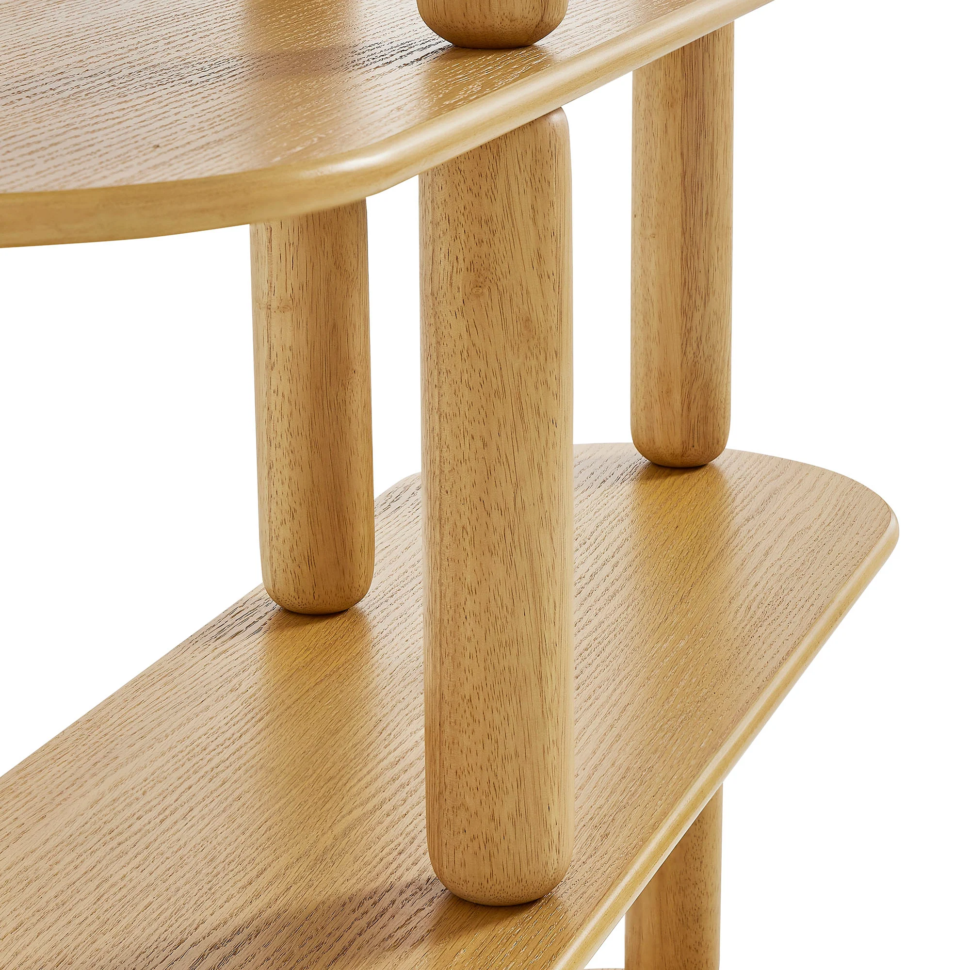 Arcus 4-Tier Oval Wood Bookshelf by Modway - Image 5