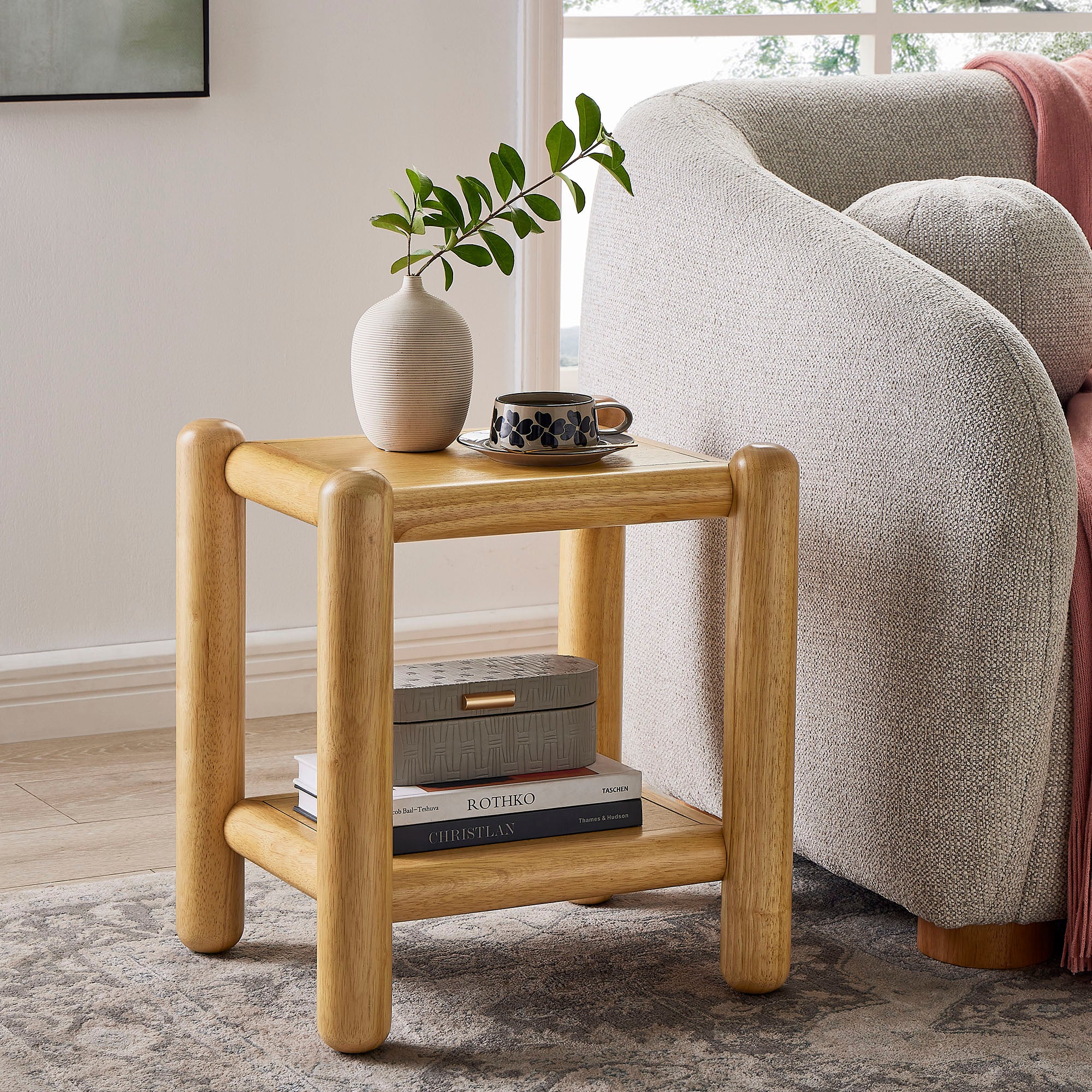 Arcus Rectangular 2-Tier Side Table by Modway - Image 6