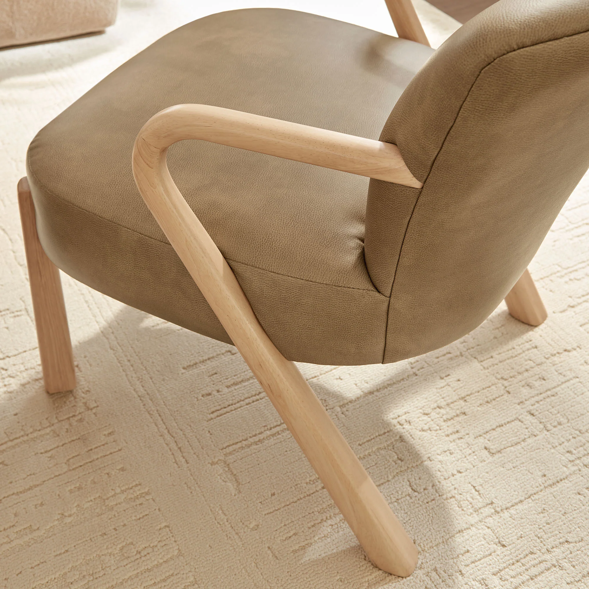Arden Faux Leather Upholstered Accent Armchair by Modway - Image 24