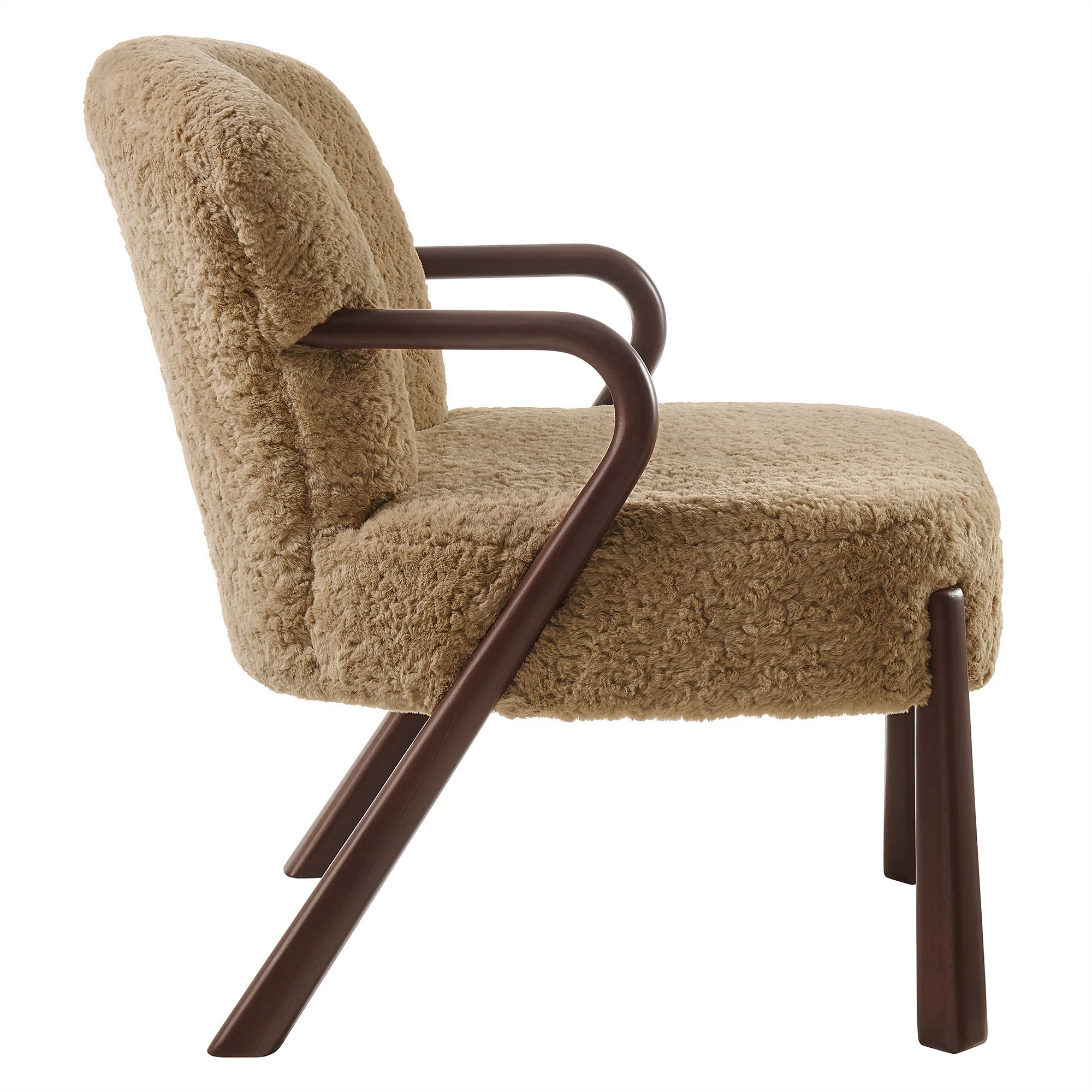 Arden Faux Shearling Accent Armchair by Modway - Image 11
