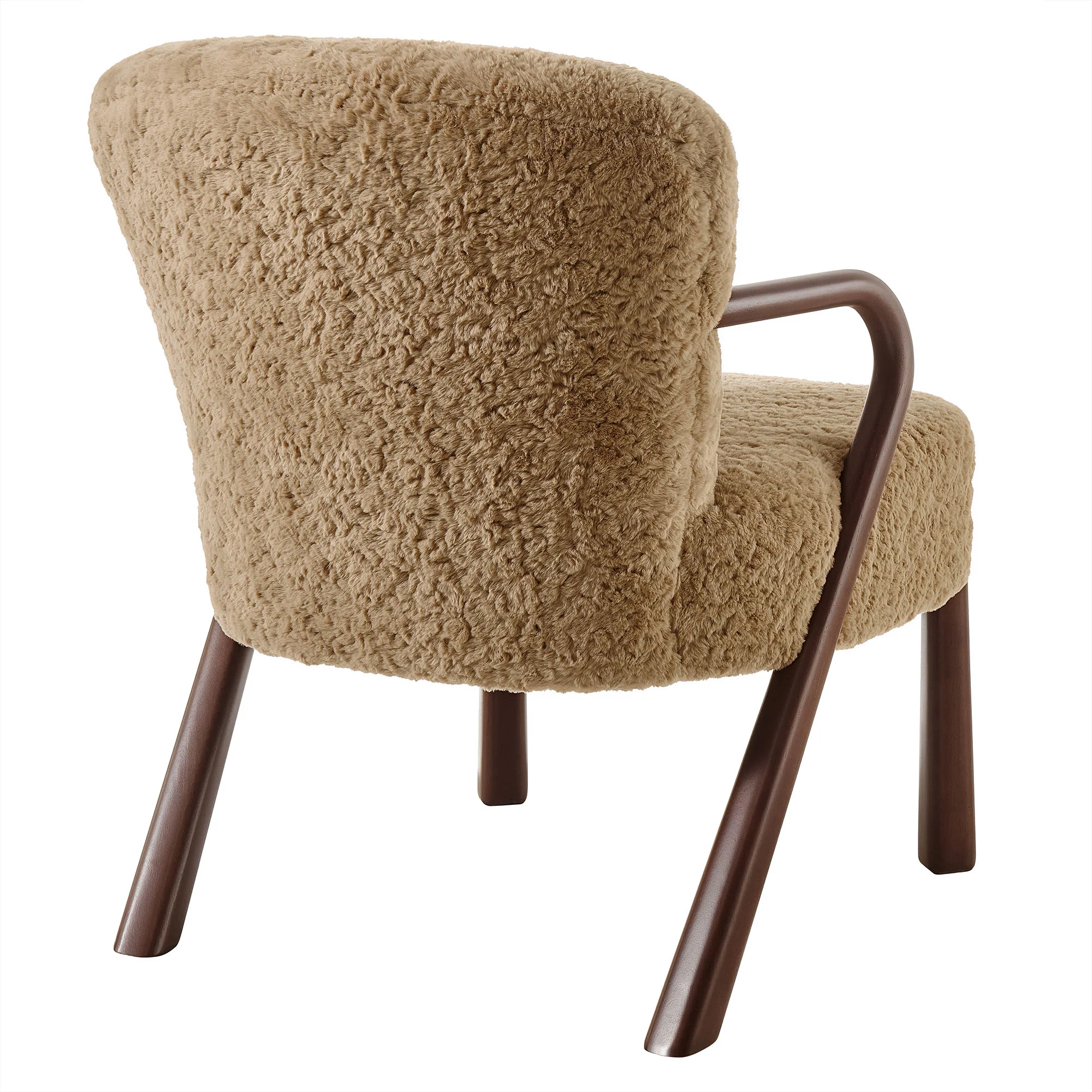 Arden Faux Shearling Accent Armchair by Modway - Image 12