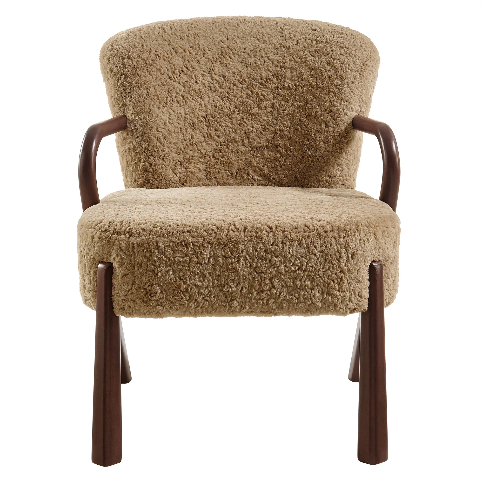 Arden Faux Shearling Accent Armchair by Modway - Image 13