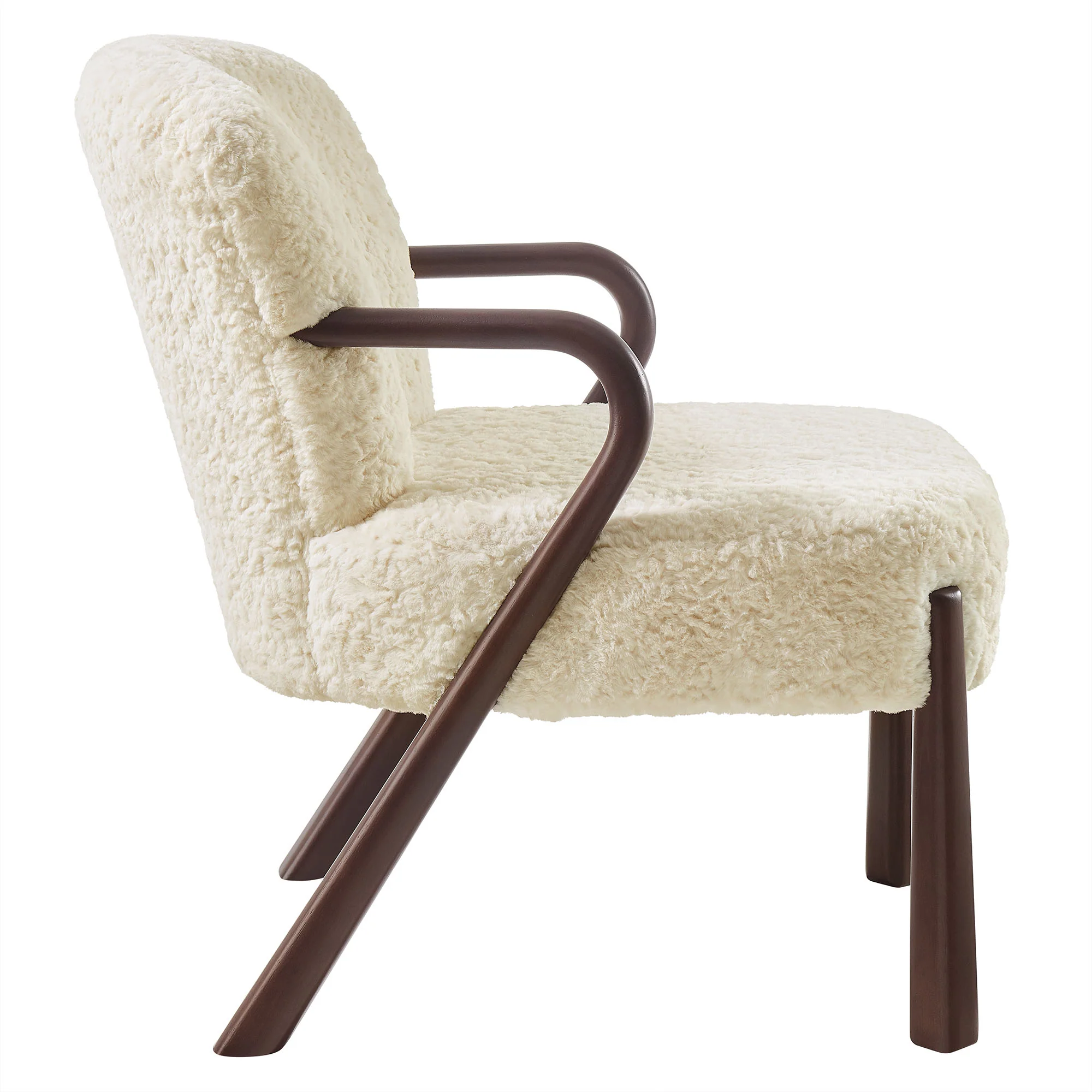 Arden Faux Shearling Accent Armchair by Modway - Image 2