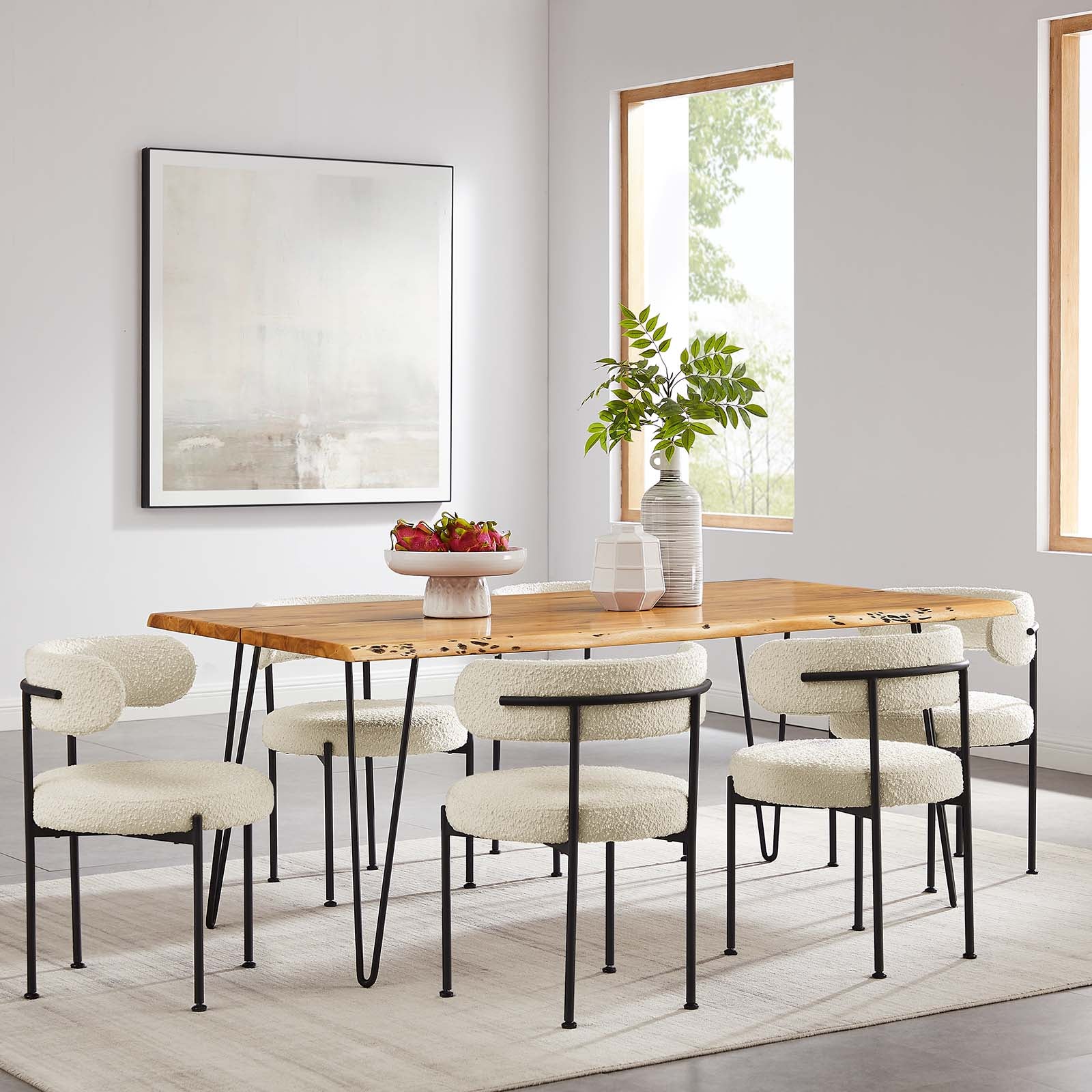 Ardor 74" Live Edge Acacia Wood Dining Table By Modway - EEI-6070 - Image 21