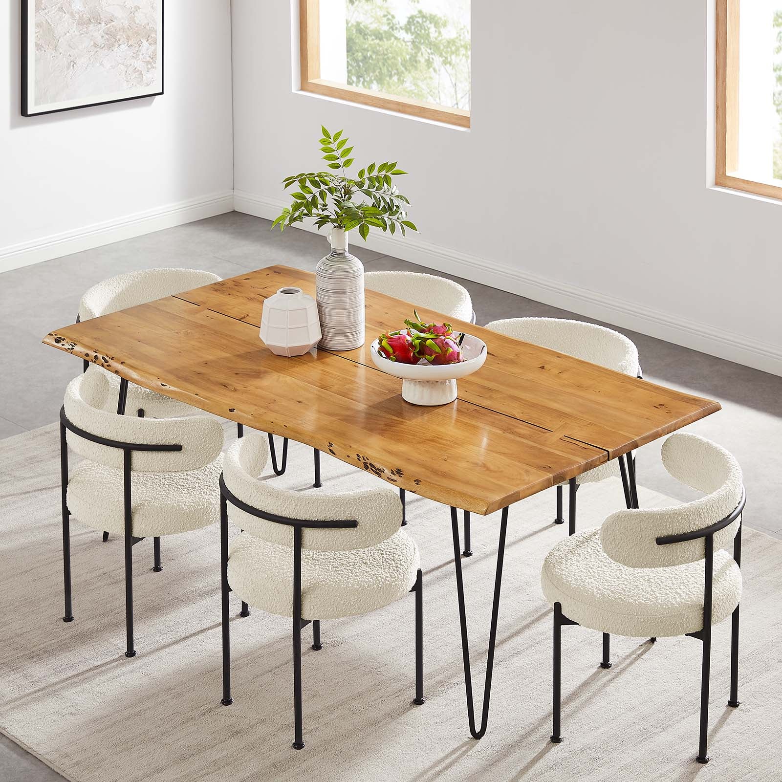 Ardor 74" Live Edge Acacia Wood Dining Table By Modway - EEI-6070 - Image 23