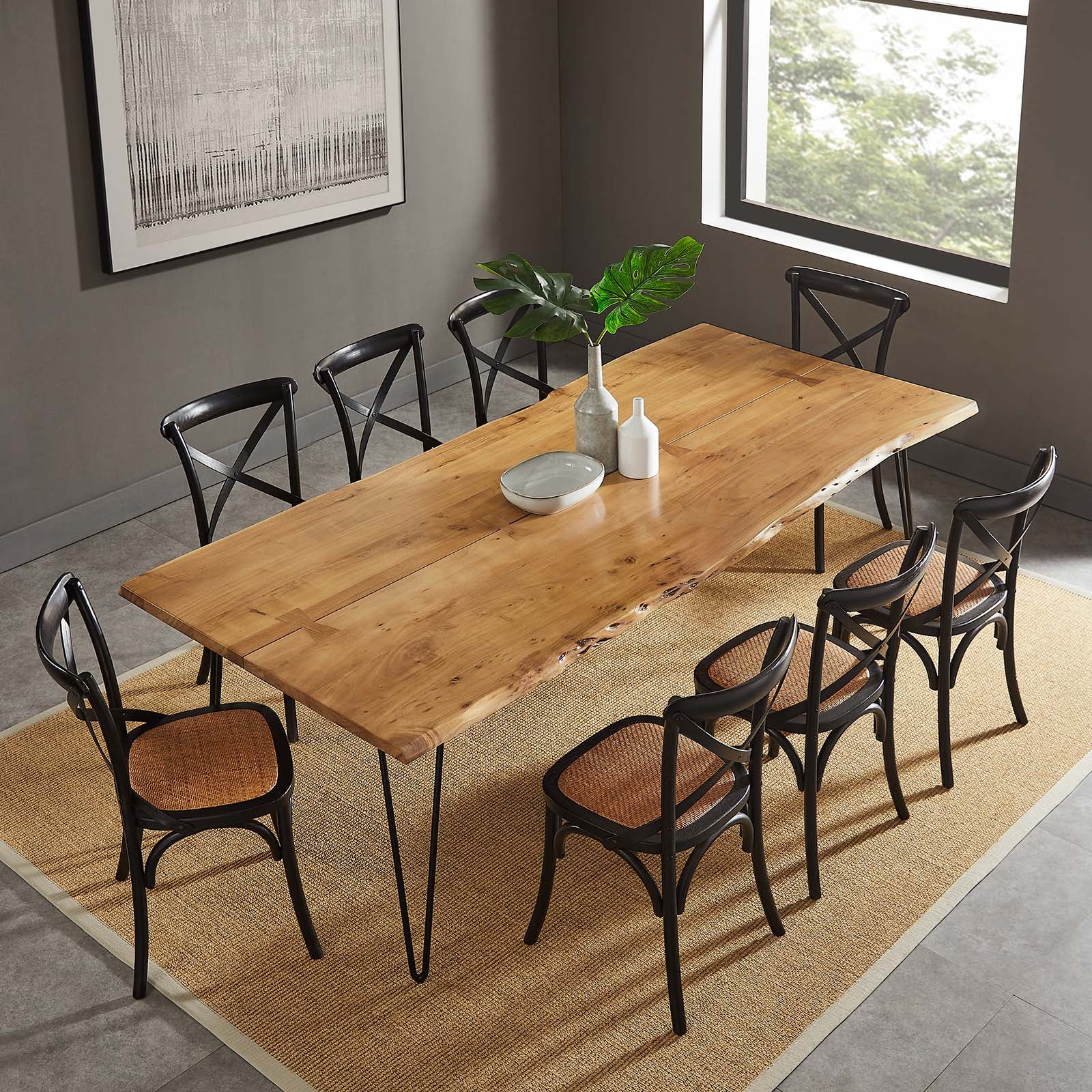 Ardor 96" Live Edge Acacia Wood Dining Table By Modway - EEI-6072 - Image 21
