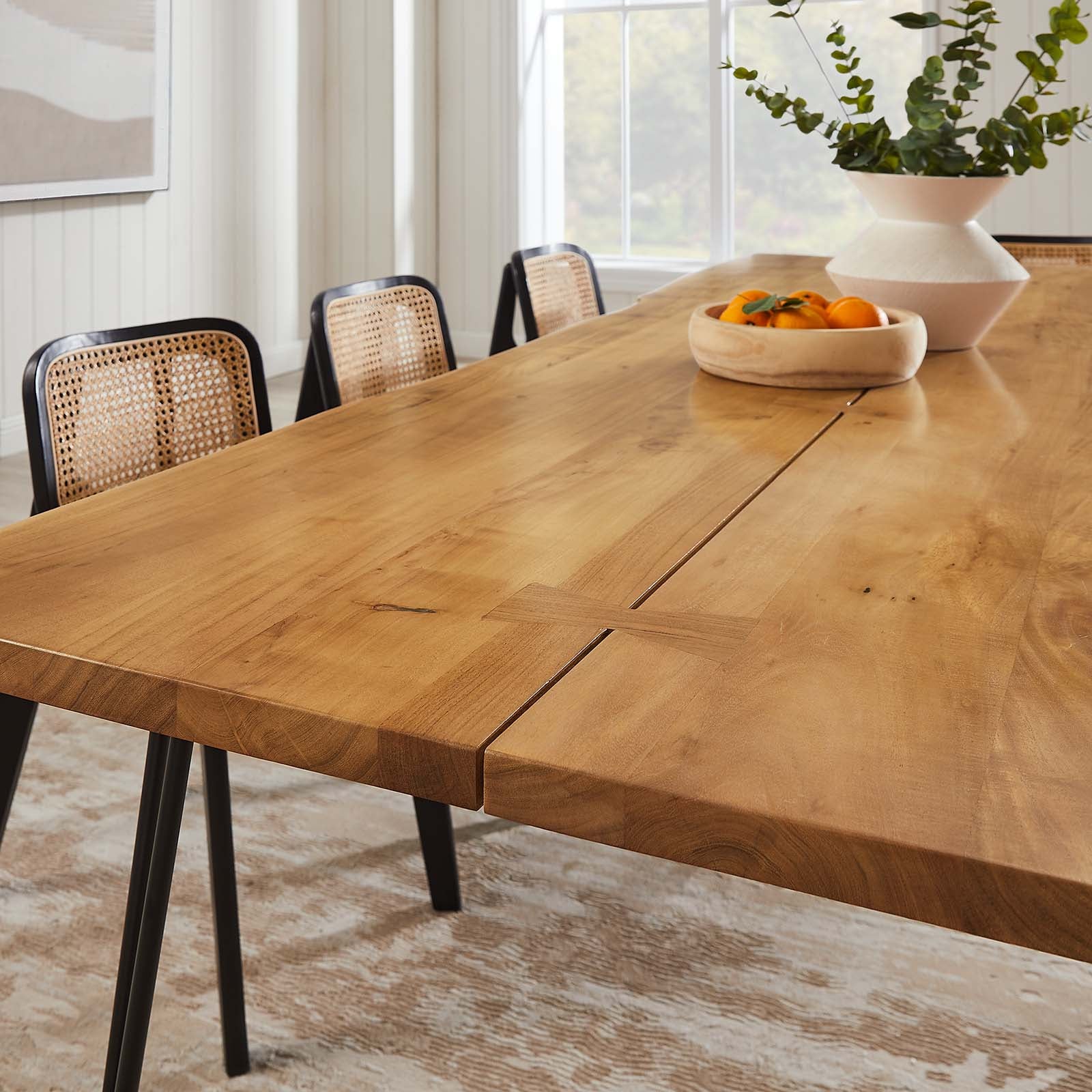 Ardor 96" Live Edge Acacia Wood Dining Table By Modway - EEI-6072 - Image 24