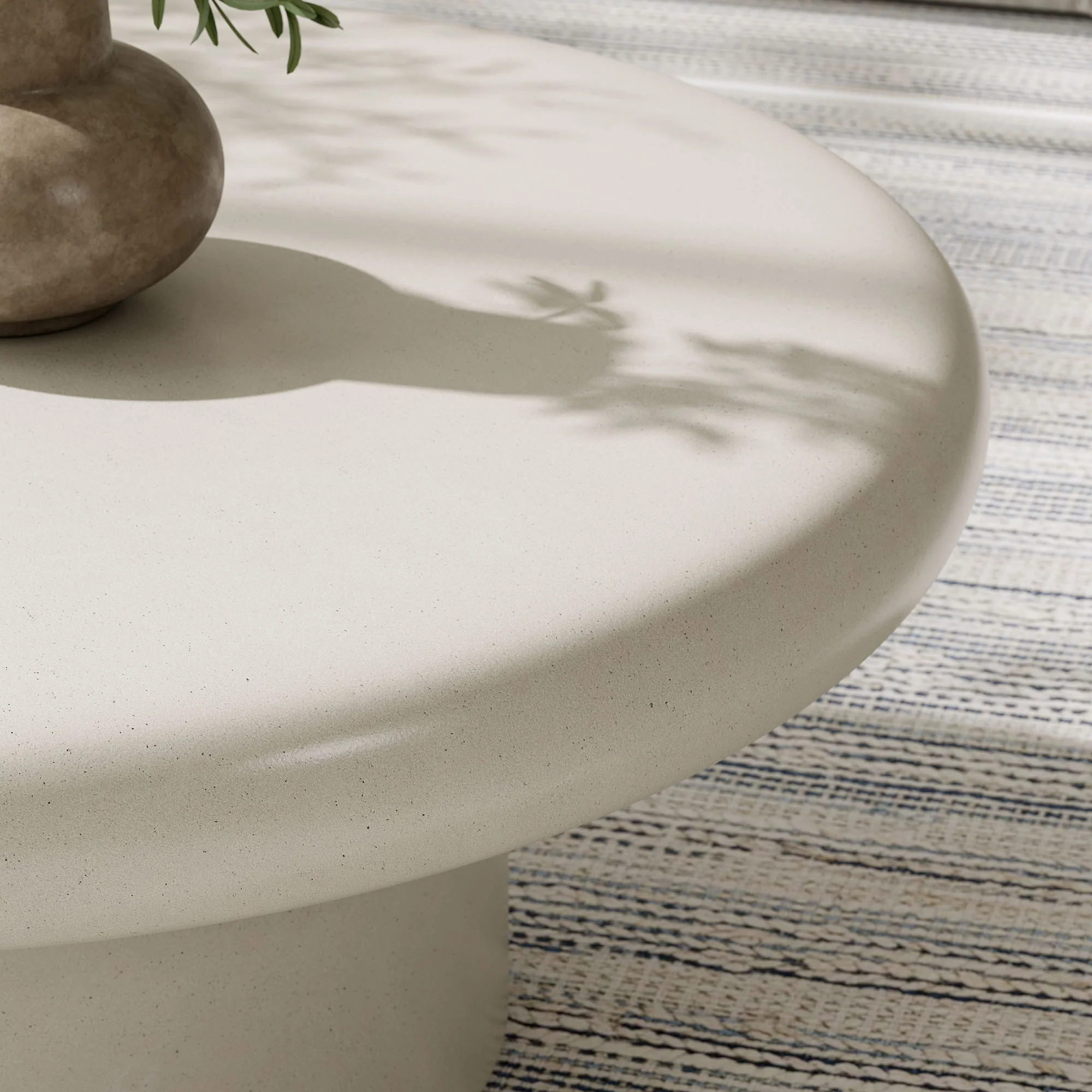Argos Indoor - Outdoor Patio Concrete Round Coffee Table by Modway - Image 13