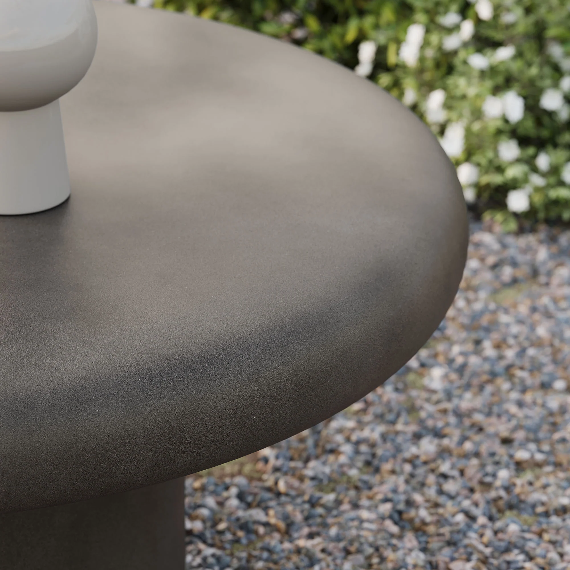 Argos Indoor - Outdoor Patio Concrete Round Coffee Table by Modway - Image 6