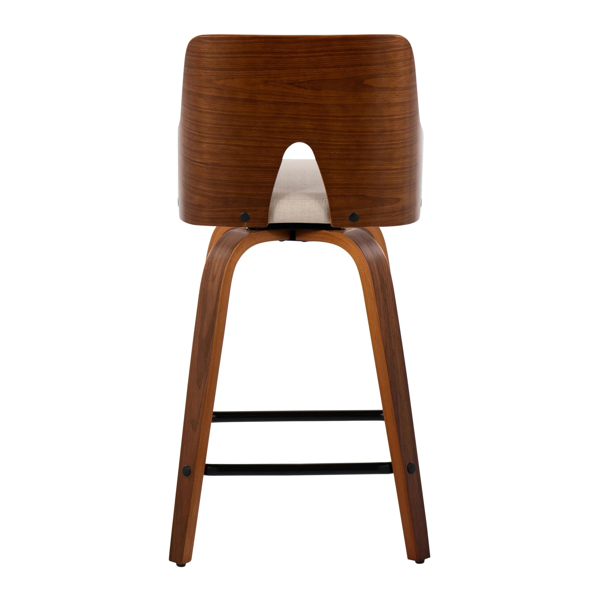 Ariana 24" Fixed-Height Counter Stool - Set of 2 By LumiSource - B24-ARIA-GRTZX2 WLWLBG2 - Image 11