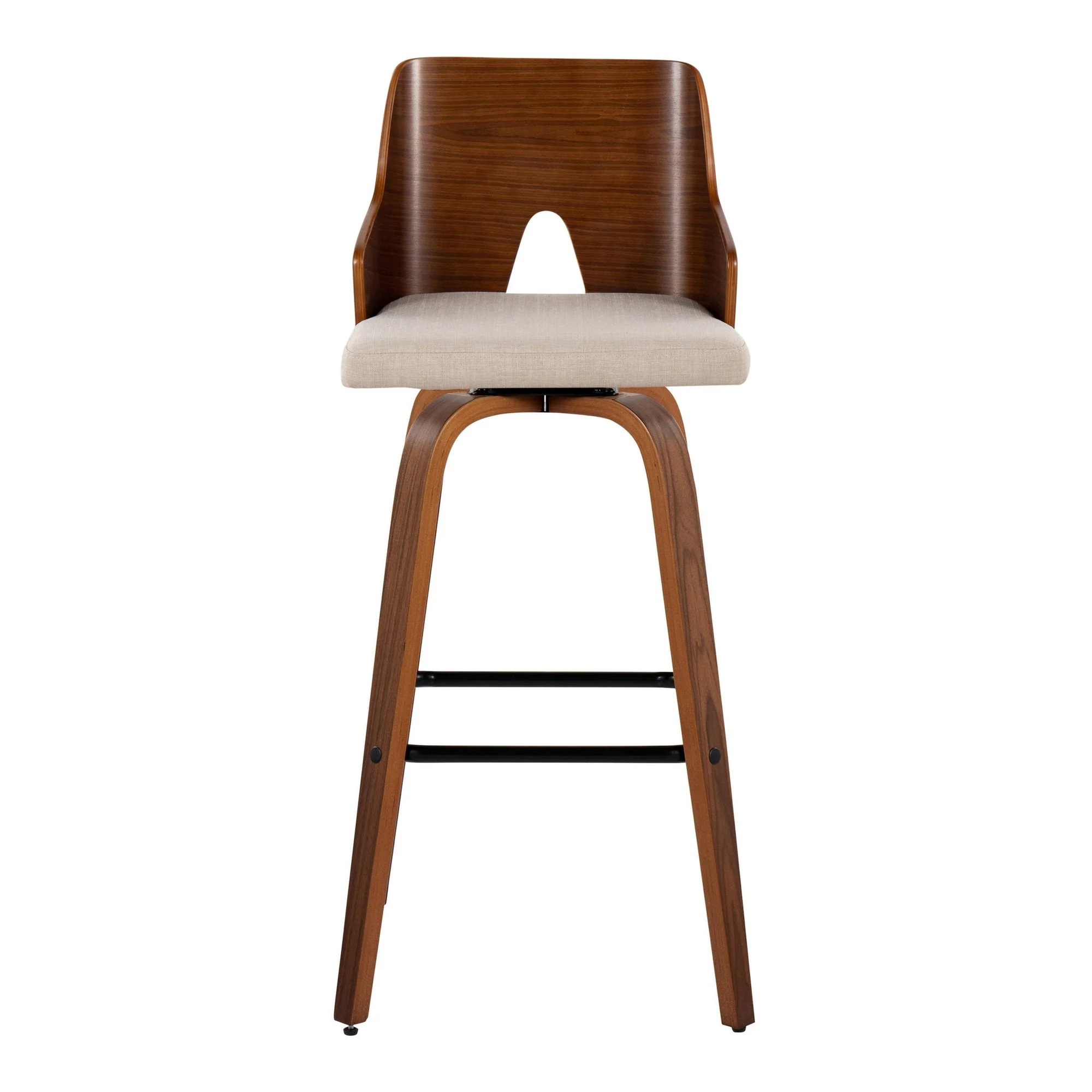 Ariana 30" Fixed-Height Barstool - Set of 2 By LumiSource - B30-ARIA-GRTZX2 WLWLBG2 - Image 9