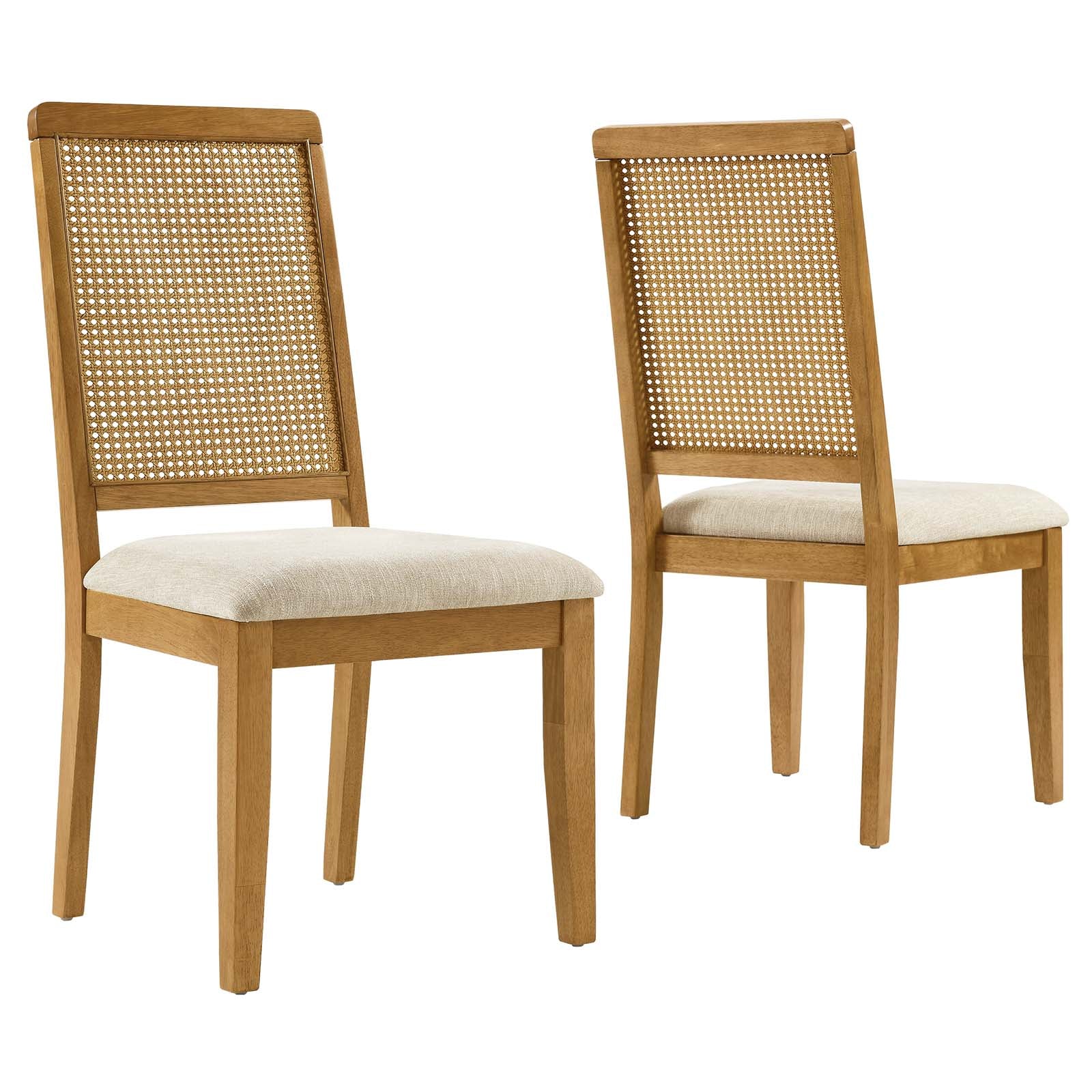 Arlo Faux Rattan and Wood Dining Side Chairs - Set of 2 By Modway - EEI-6803 - Image 19