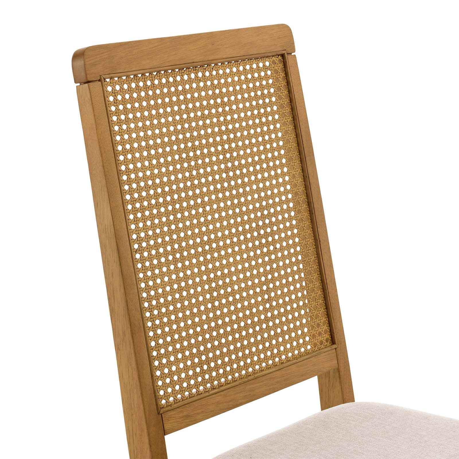 Arlo Faux Rattan and Wood Dining Side Chairs - Set of 2 By Modway - EEI-6803 - Image 25