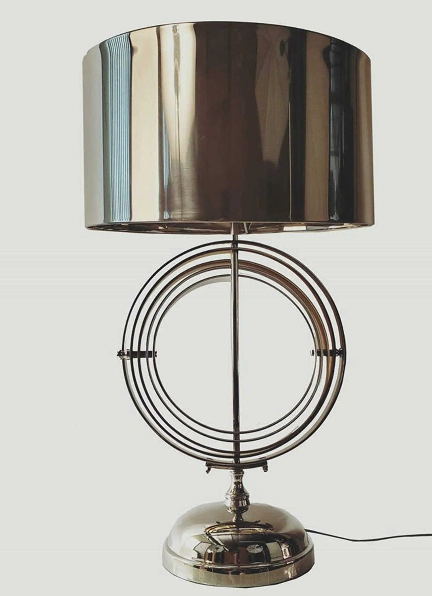 Armillary Sphere Aluminum Table Lamp By Homeroots - Image 3