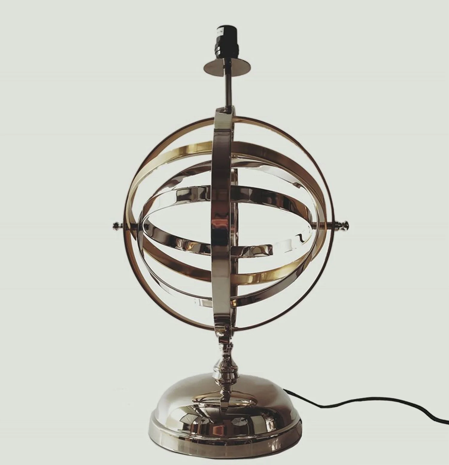 Armillary Sphere Aluminum Table Lamp By Homeroots - Image 4