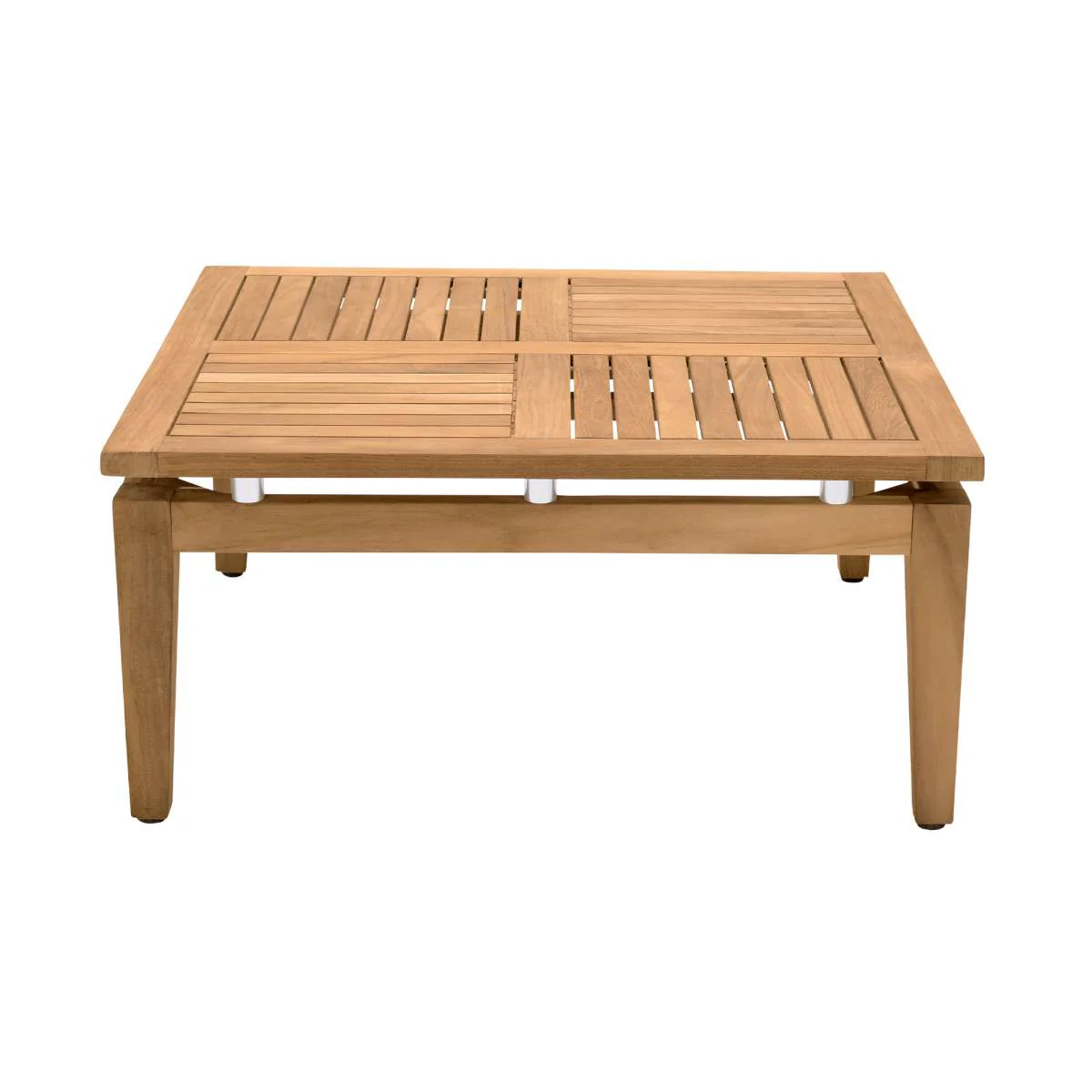 Arno Outdoor Square Teak Wood Coffee Table By Armen Living - Image 5