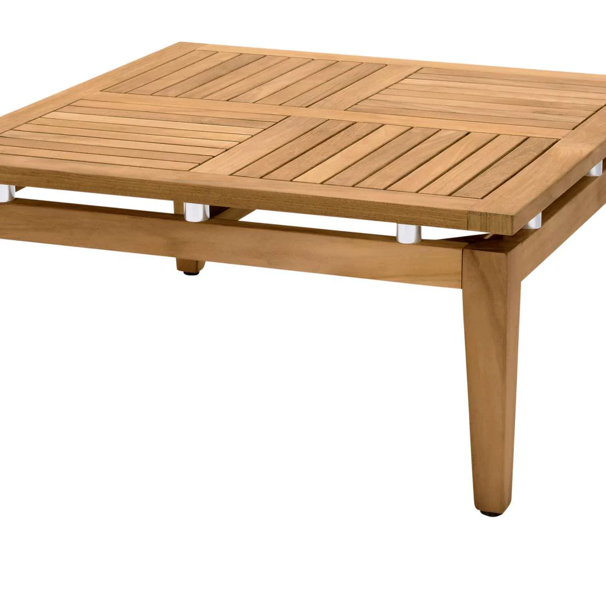 Arno Outdoor Square Teak Wood Coffee Table By Armen Living - Image 7