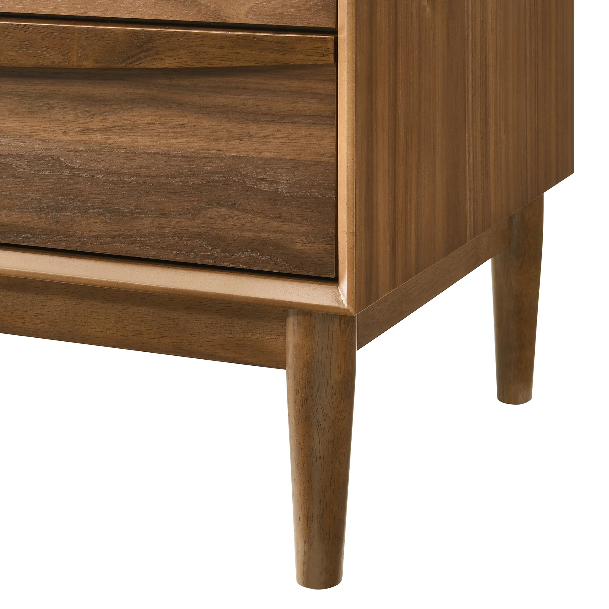 Artemio 2 Drawer Wood Nightstand with Shelf in Walnut Finish By Armen Living - Image 10