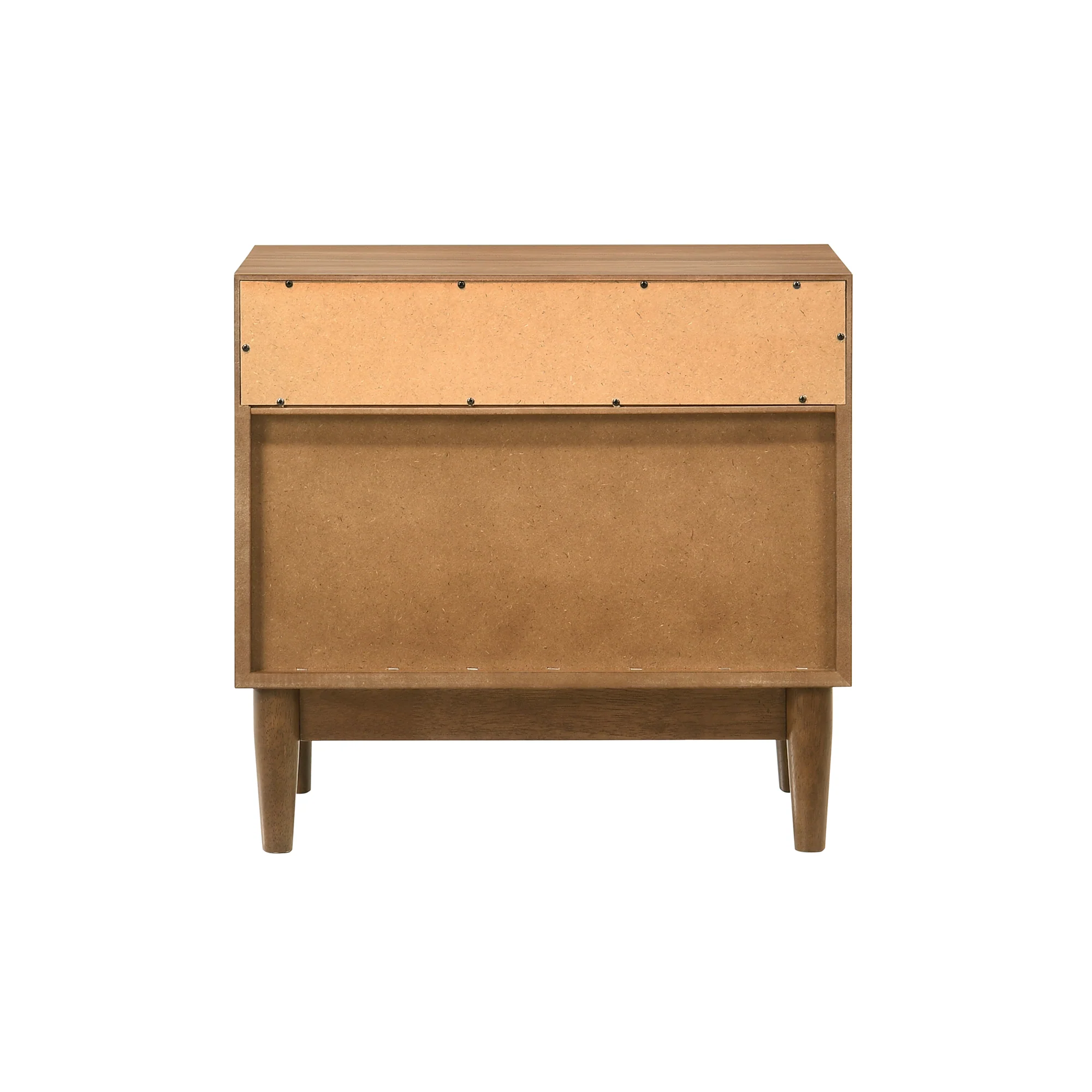 Artemio 2 Drawer Wood Nightstand with Shelf in Walnut Finish By Armen Living - Image 7