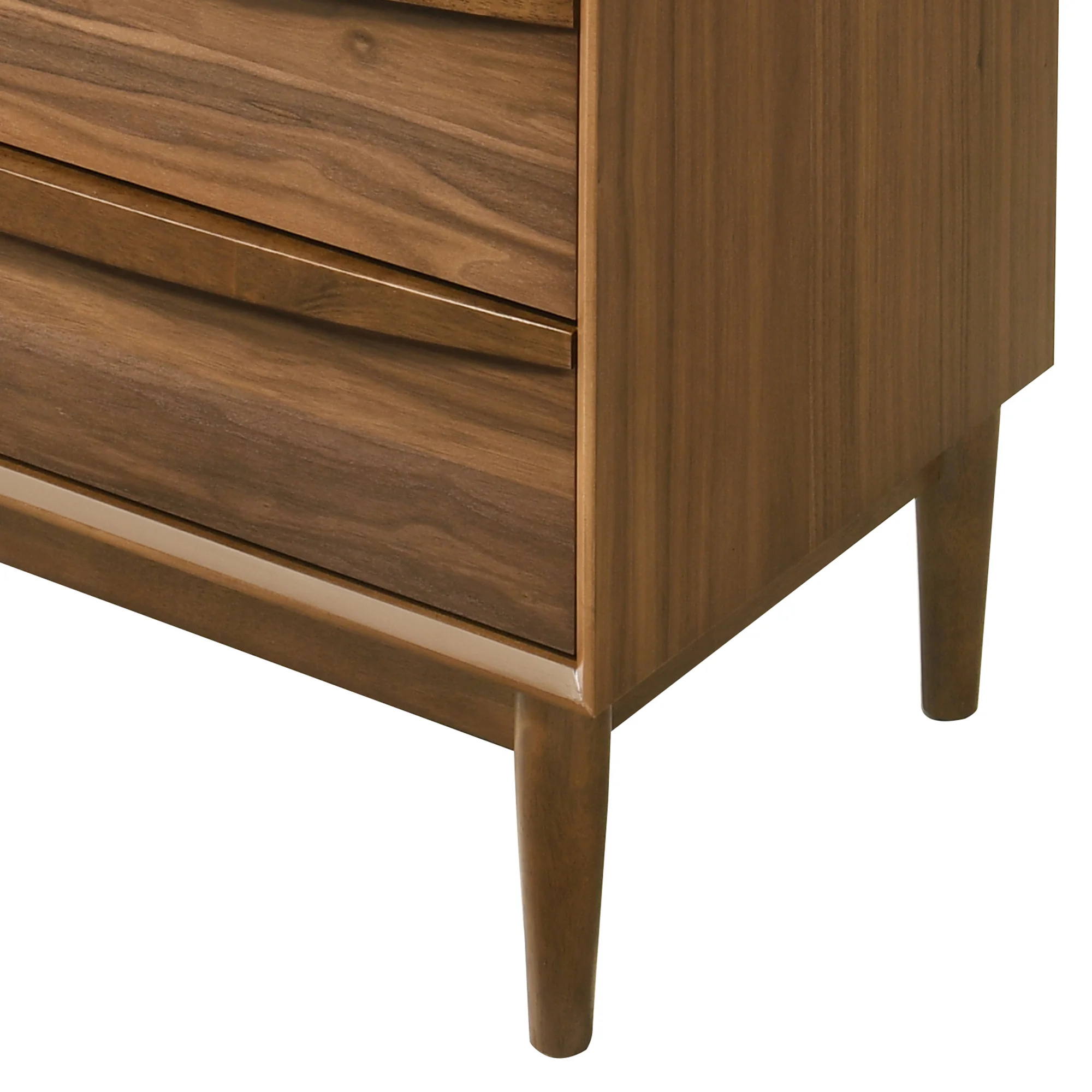 Artemio 6 Drawer Wood Dresser in Walnut Finish By Armen Living - Image 10