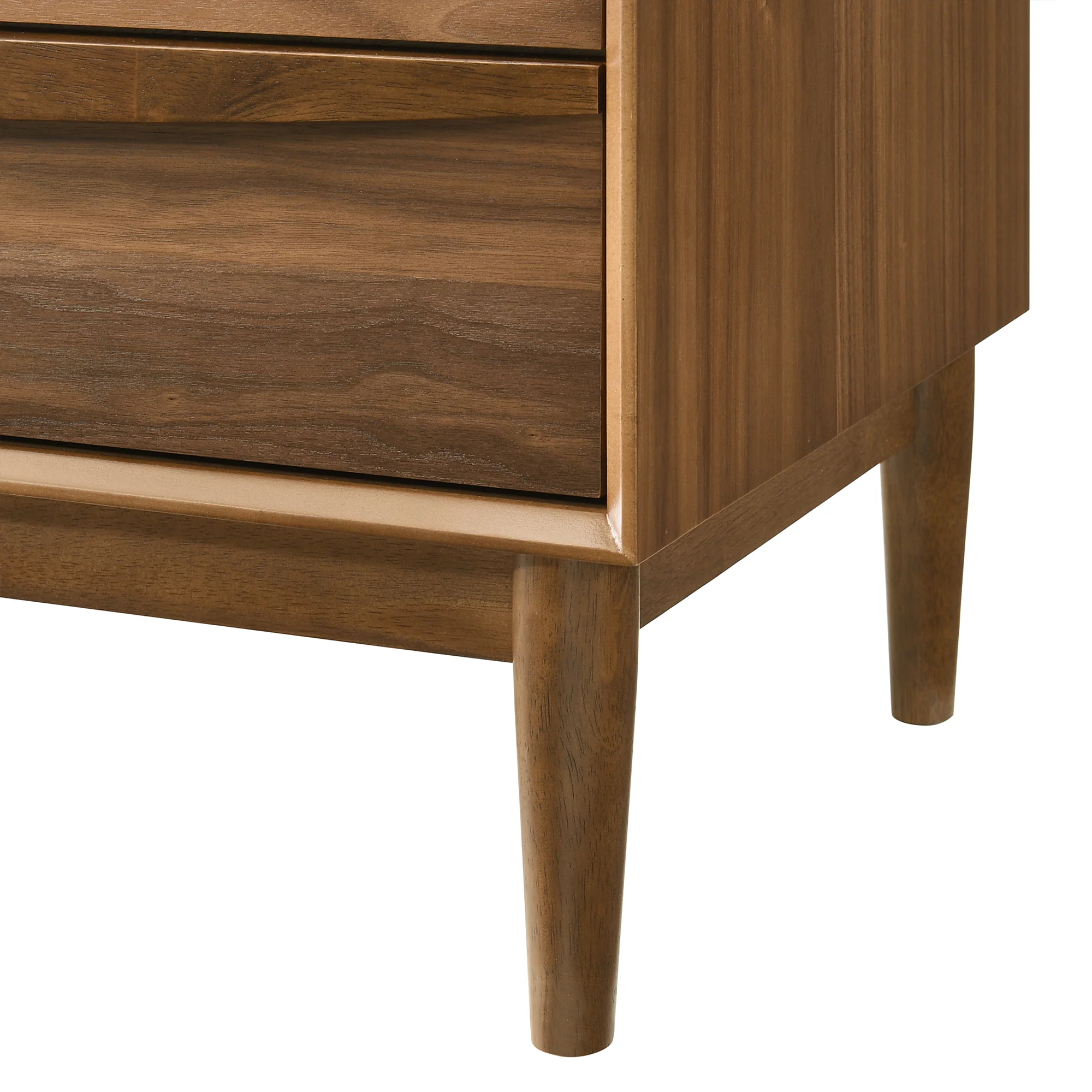 Artemio King 3 Piece Wood Bedroom Set in Walnut Finish By Armen Living - Image 8