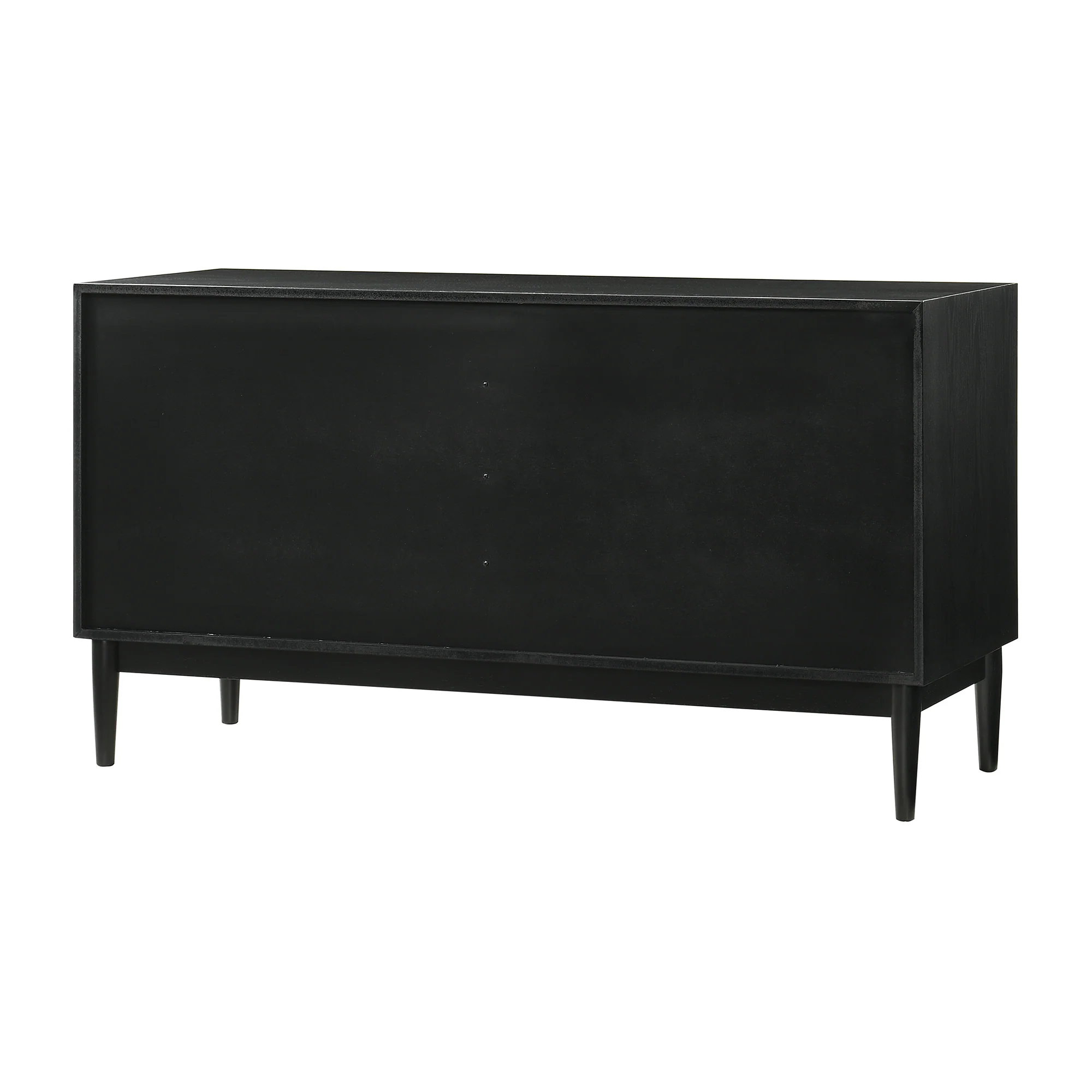 Artemio King 4 Piece Wood Bedroom Set in Black Finish By Armen Living - Image 6