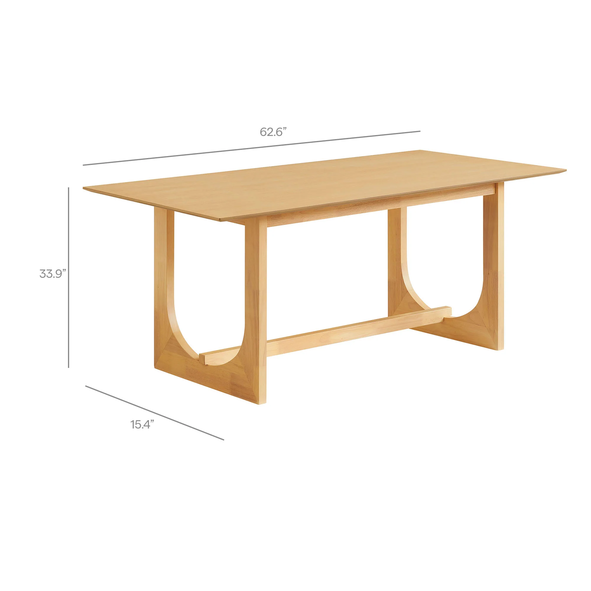 Ashcroft 69" Rectangular Dining Table by Modway - Image 10