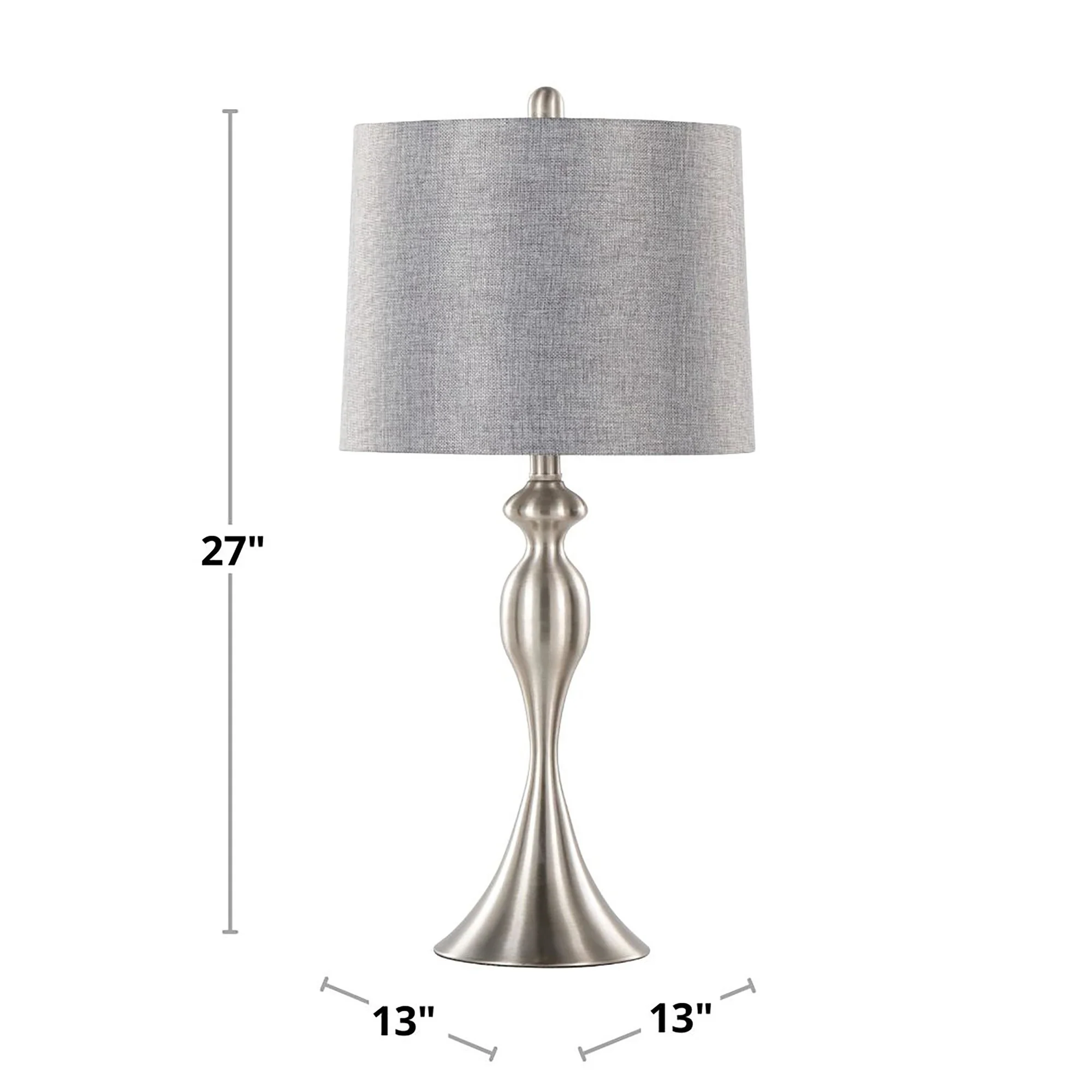 Ashland 27" Metal Table Lamp - Set of 2 By LumiSource - GTS27-ASHLND BNIGY2 - Image 7
