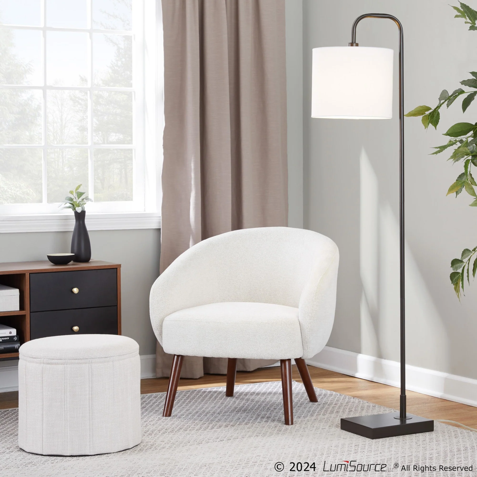 Ashland Lounge Chair By LumiSource - CHR-ASHLNDFB WLCR - Image 2