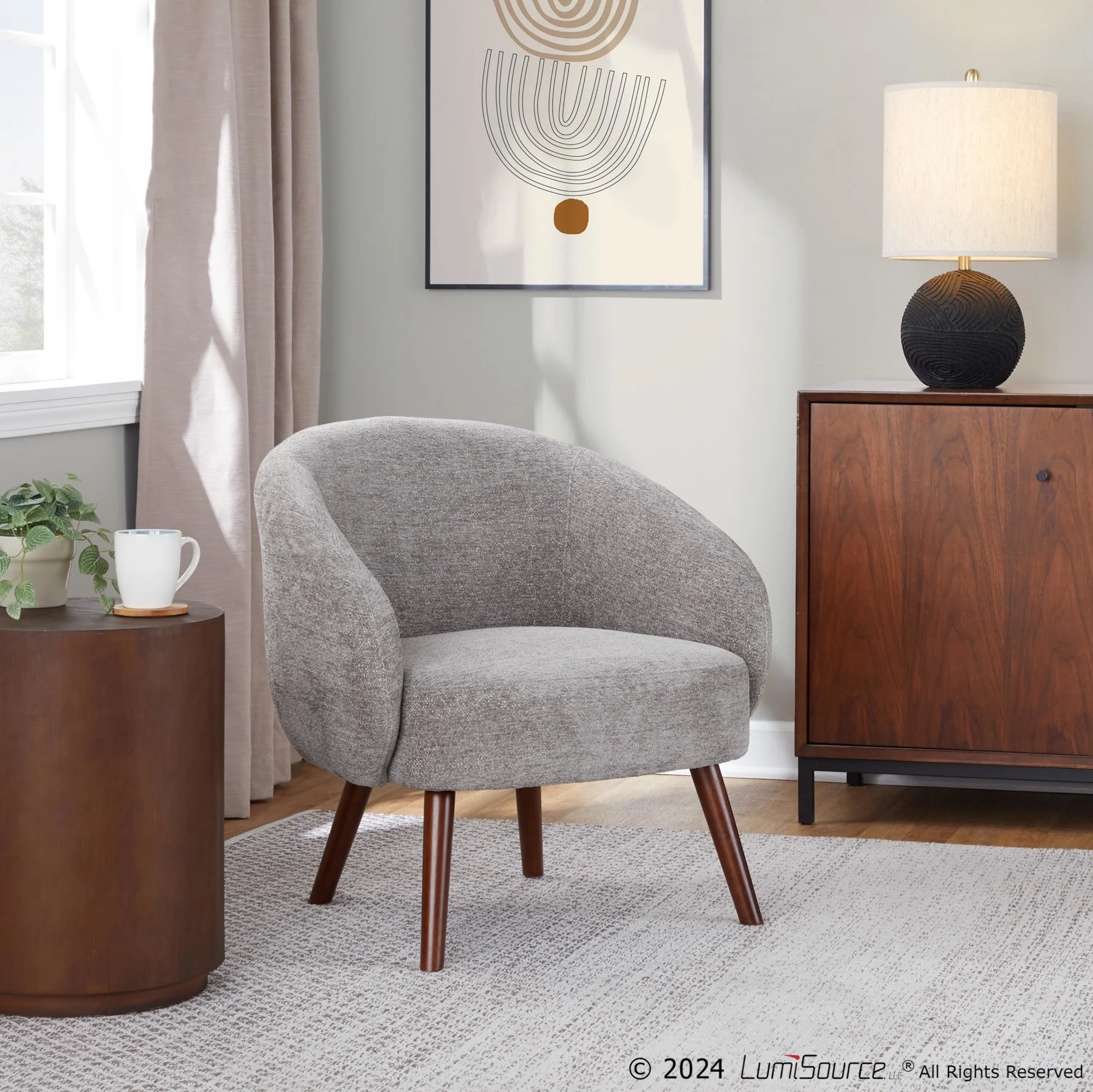 Ashland Lounge Chair By LumiSource - CHR-ASHLNDFB WLCR - Image 9
