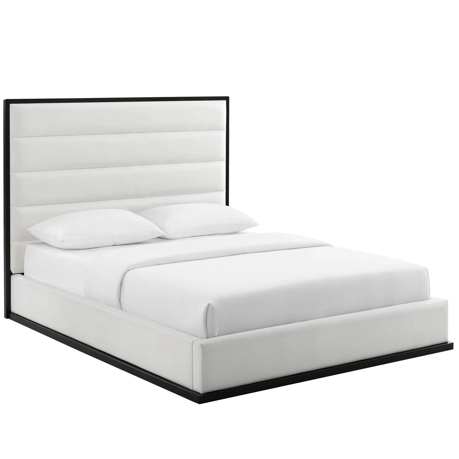 Ashland Queen Faux Leather Platform Bed By Modway - MOD-6045 - Image 2