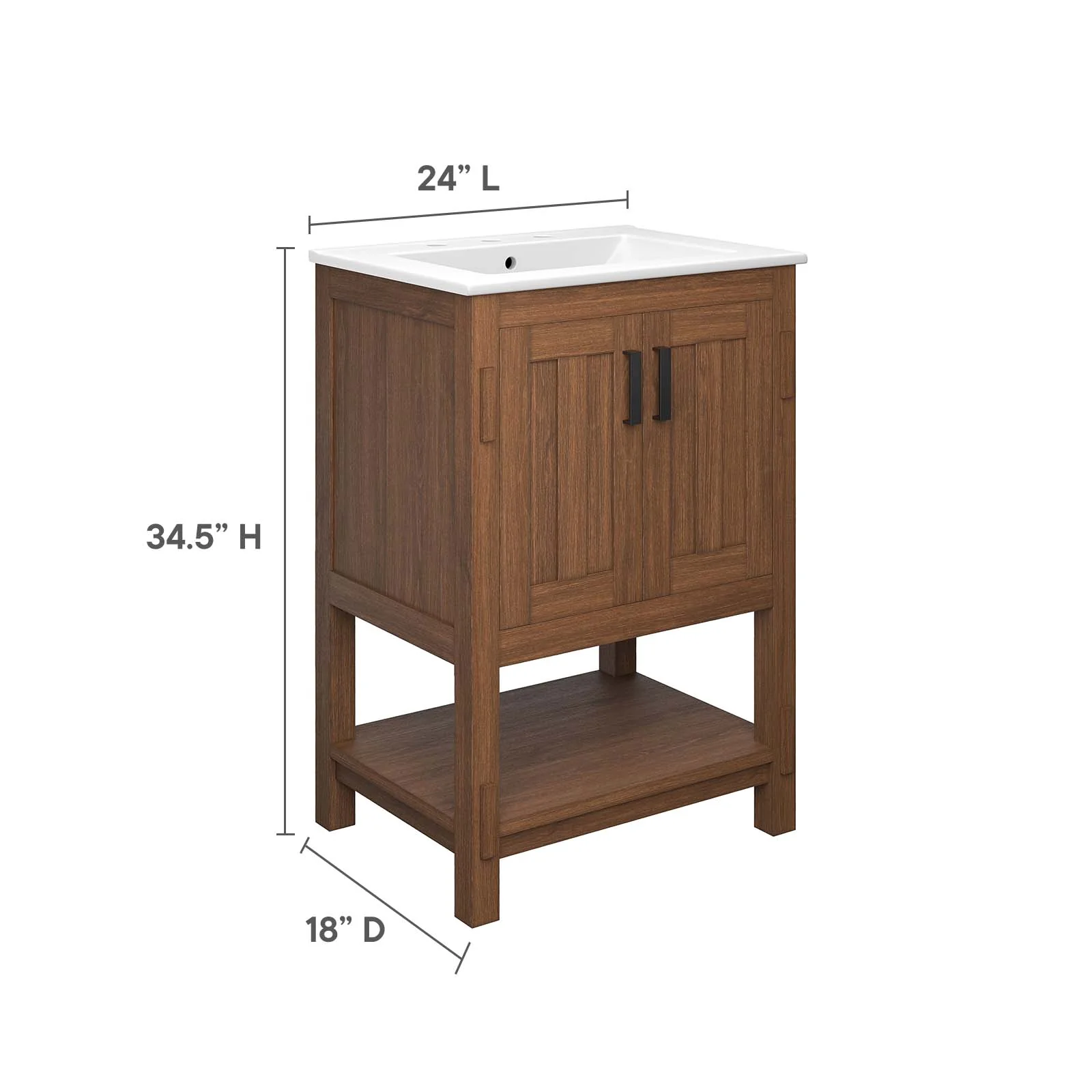 Ashlyn 24” Wood Bathroom Vanity By Modway - EEI-6534 - Image 18