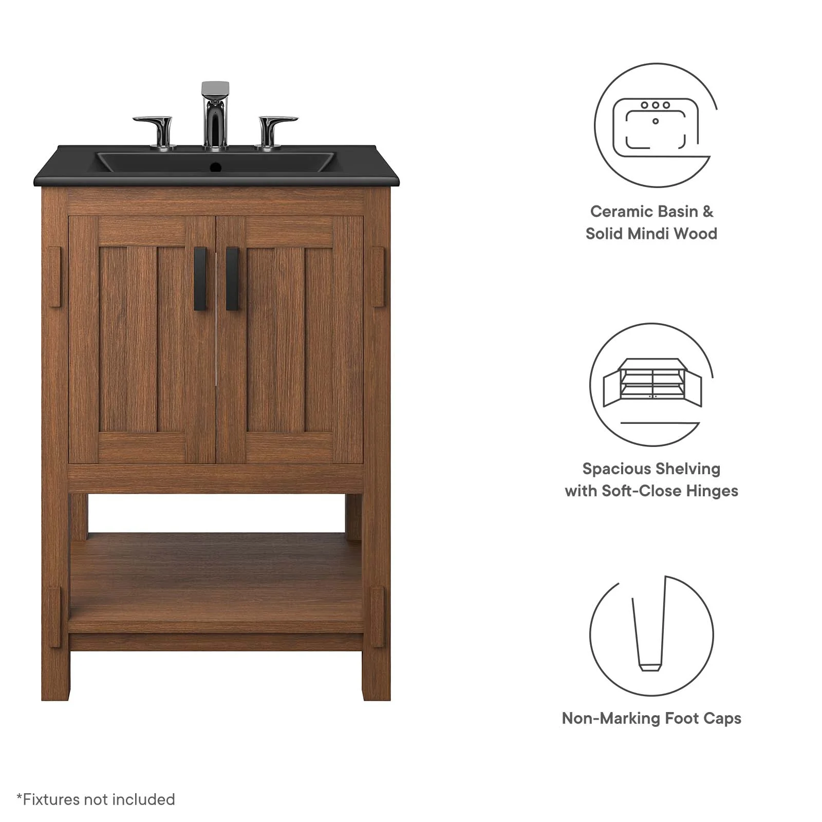 Ashlyn 24” Wood Bathroom Vanity By Modway - EEI-6534 - Image 8