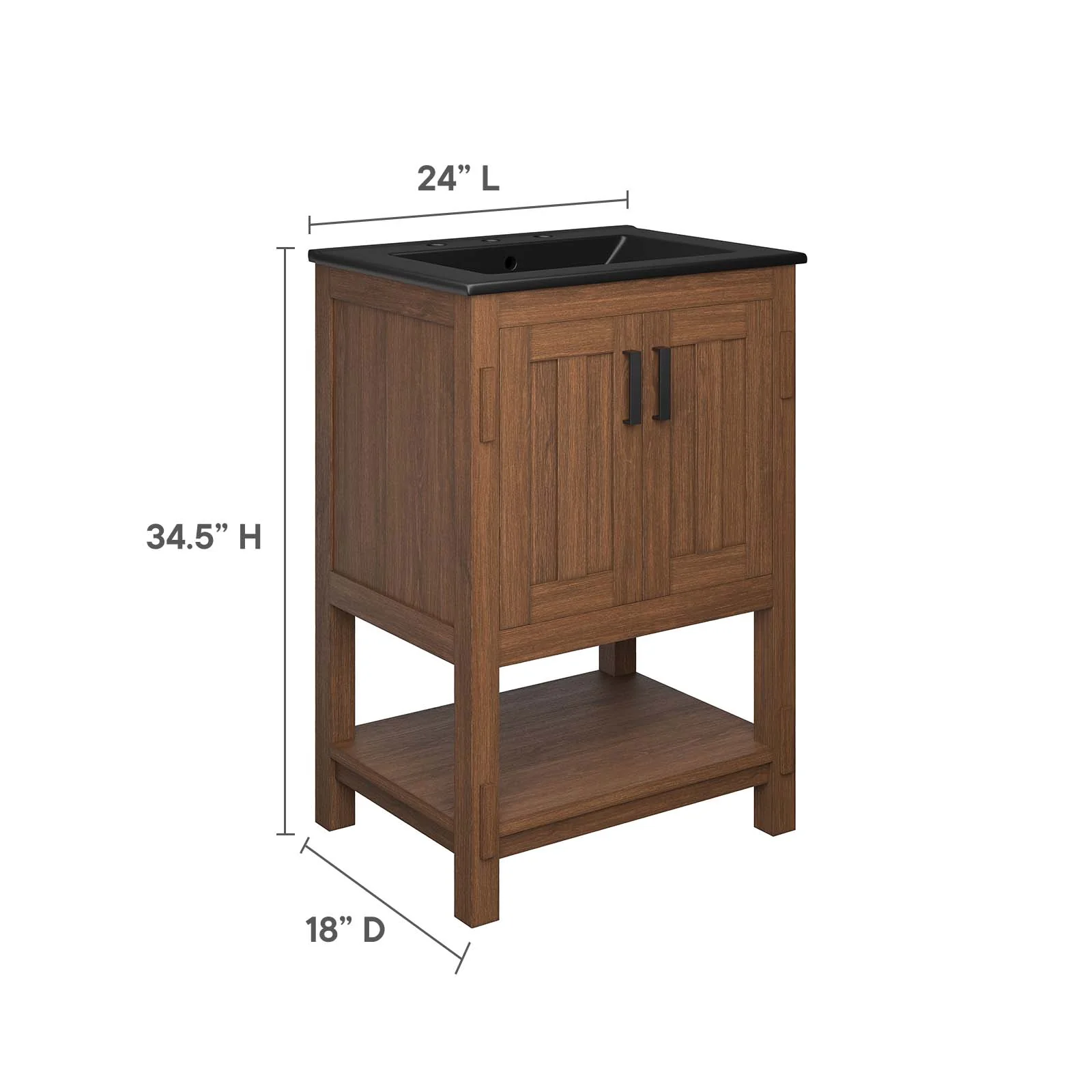 Ashlyn 24” Wood Bathroom Vanity By Modway - EEI-6534 - Image 9