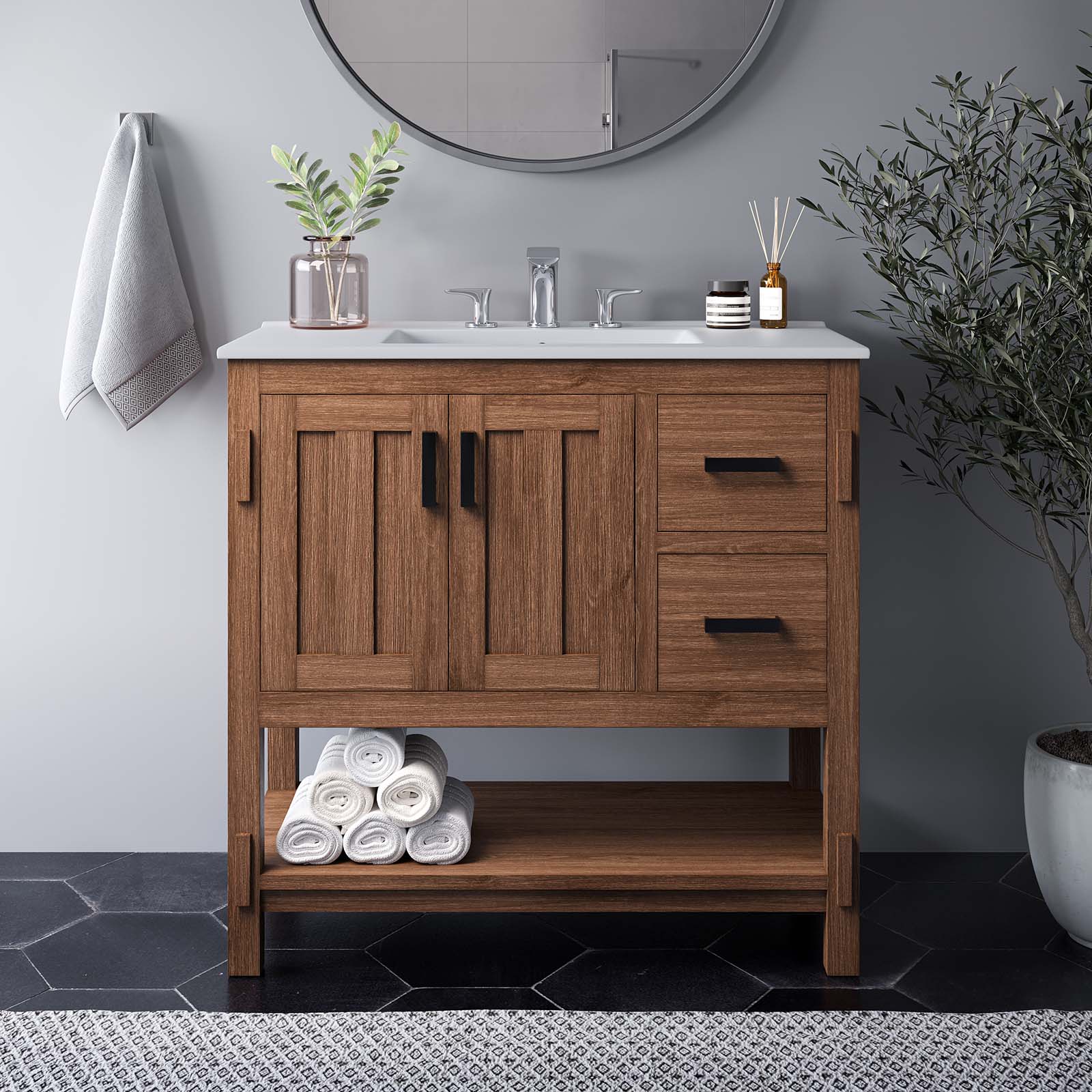 Ashlyn 36” Wood Bathroom Vanity By Modway - EEI-6535 - Image 13