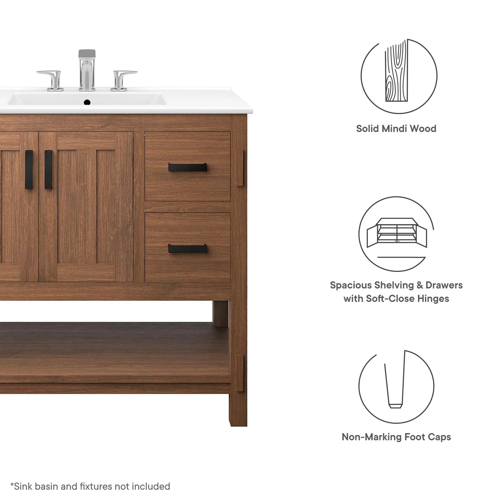 Ashlyn 36” Wood Bathroom Vanity Cabinet (Sink Basin Not Included) By Modway - EEI-6404 - Image 10