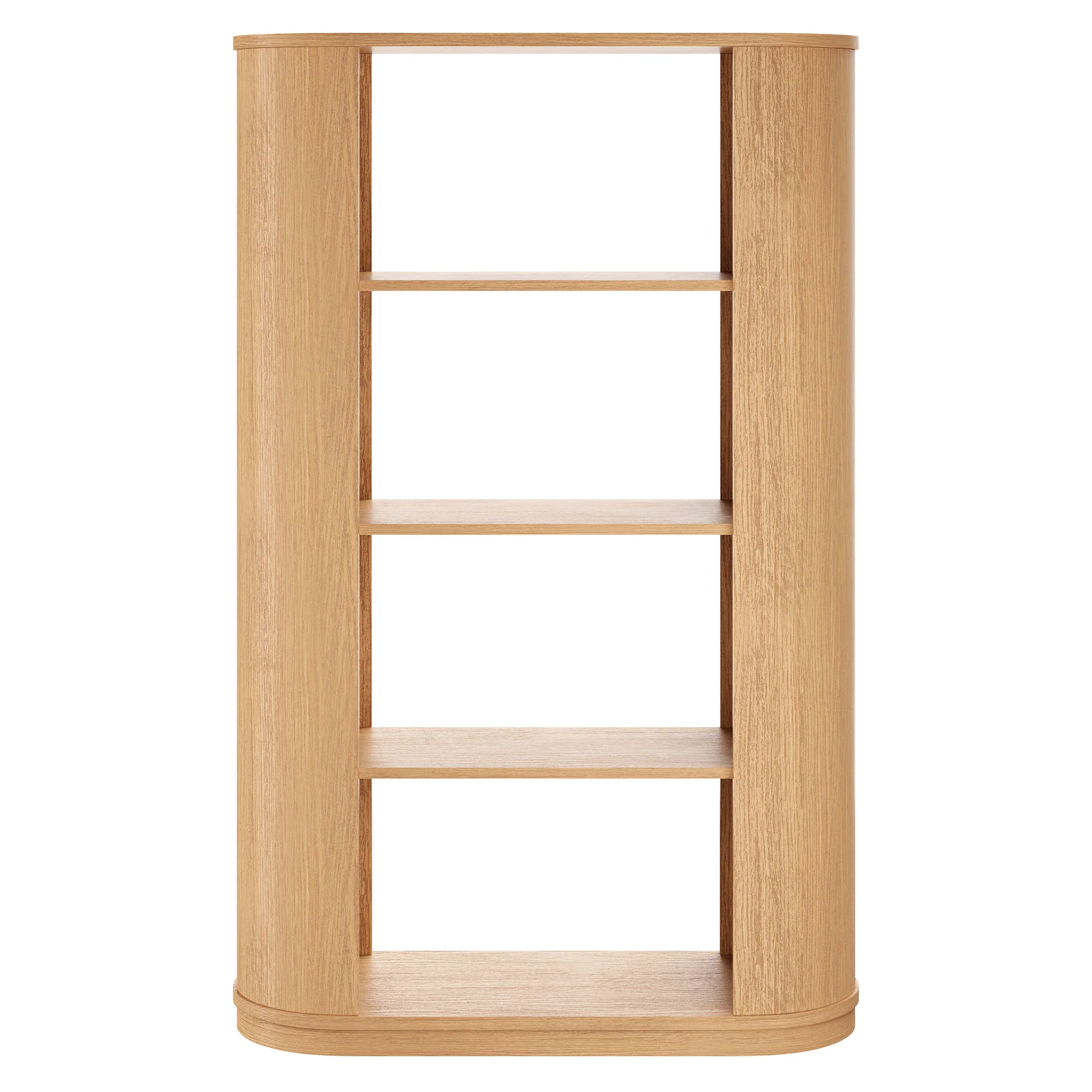 Aspect 74 Inch Curved 4 Tier Bookshelf by Modway - Image 4