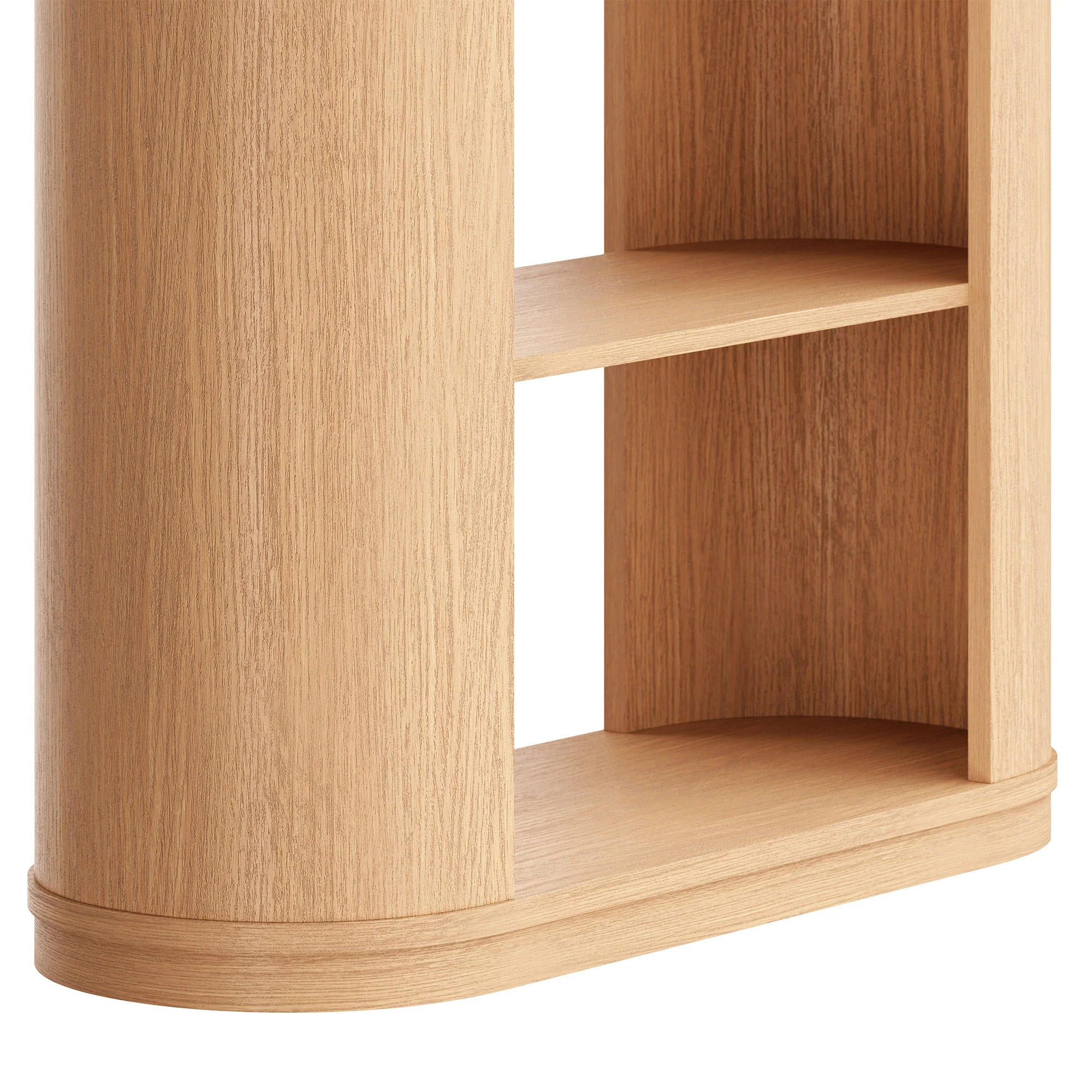 Aspect 74 Inch Curved 4 Tier Bookshelf by Modway - Image 5