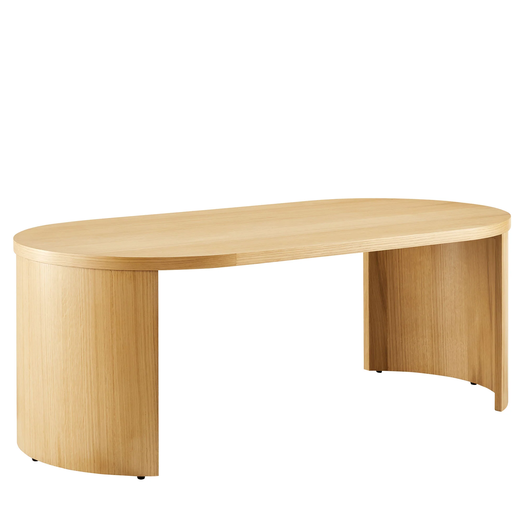 Aspect Oval Wood Coffee Table by Modway - Image 2