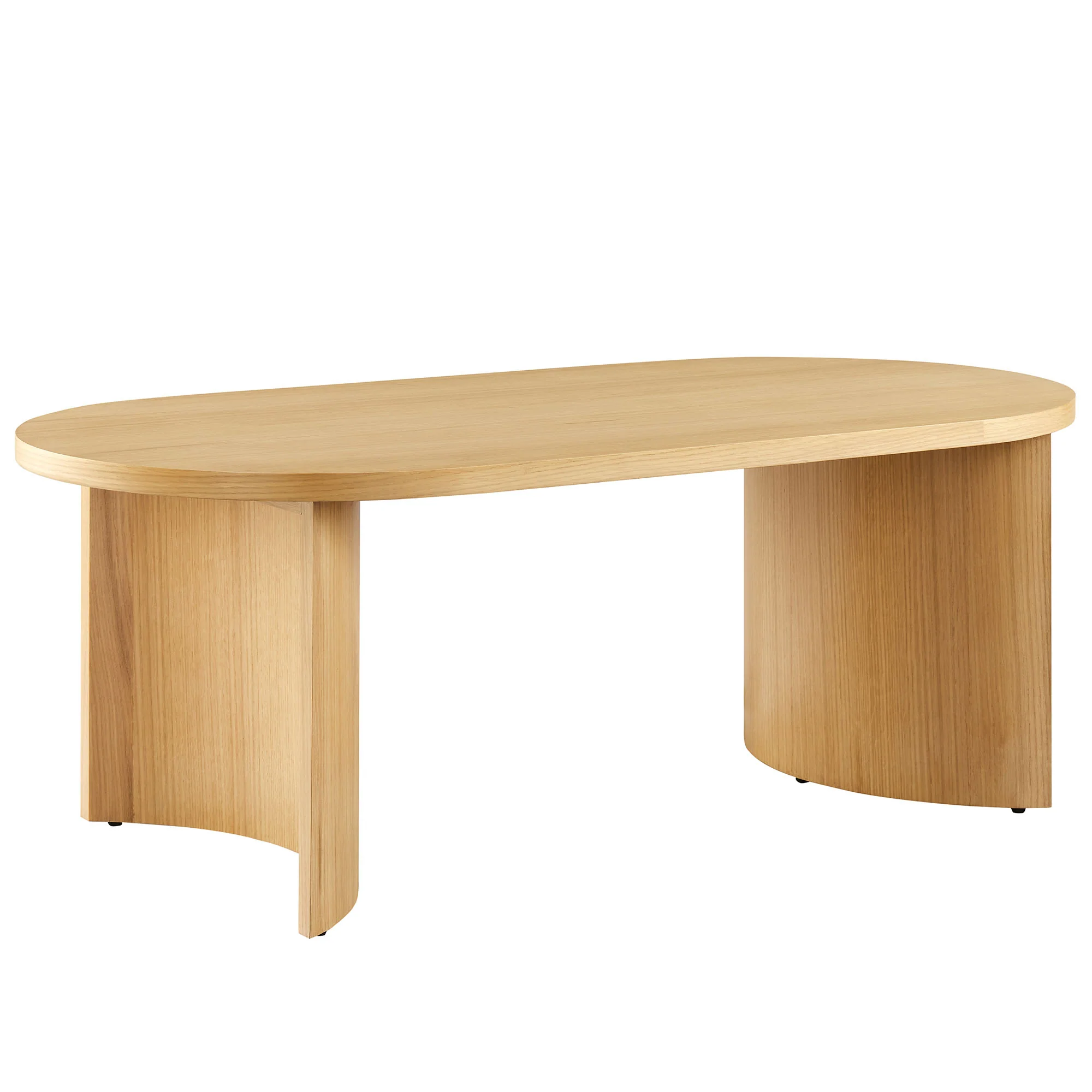 Aspect Oval Wood Coffee Table by Modway - Image 3