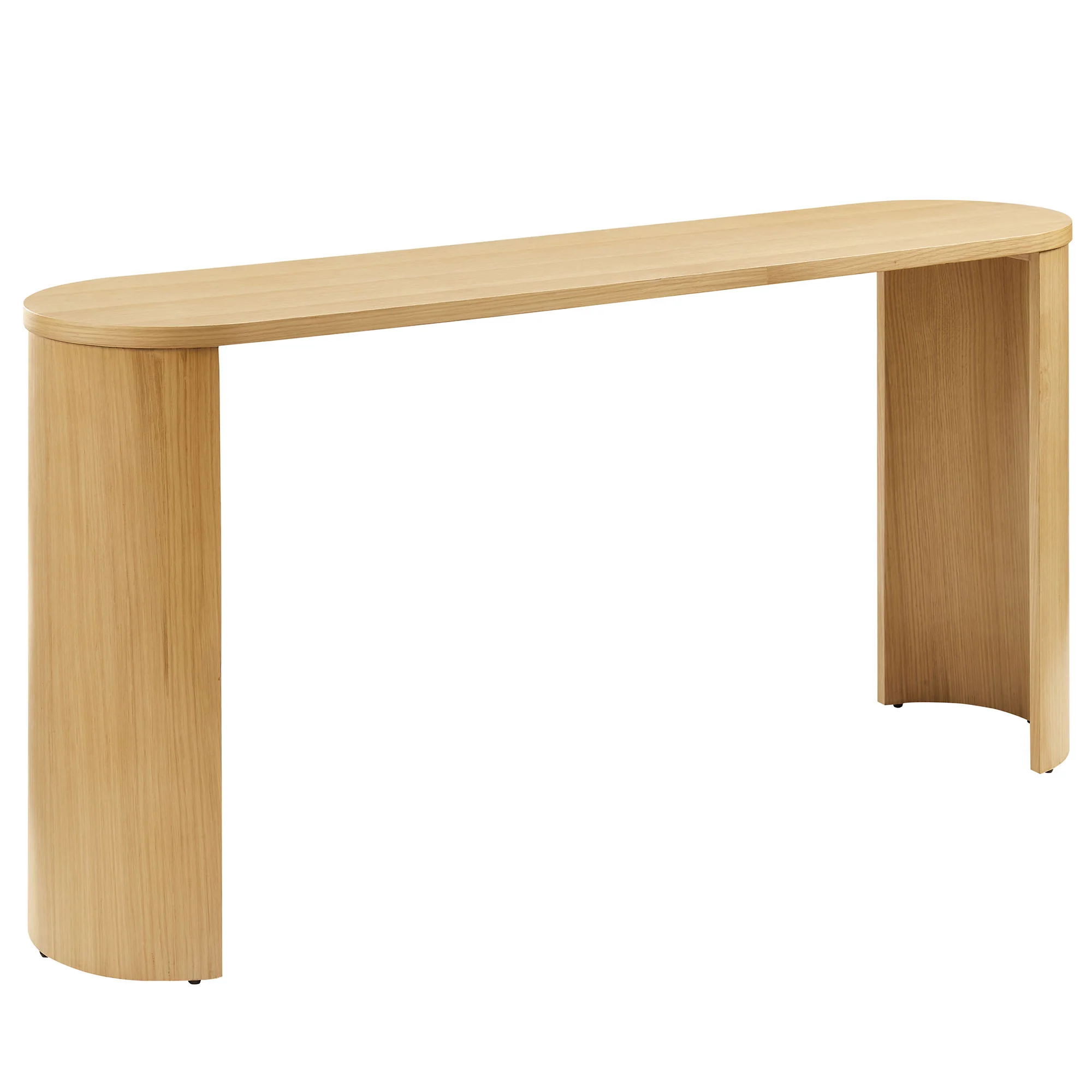 Aspect Oval Wood Entryway Console Table by Modway - Image 2