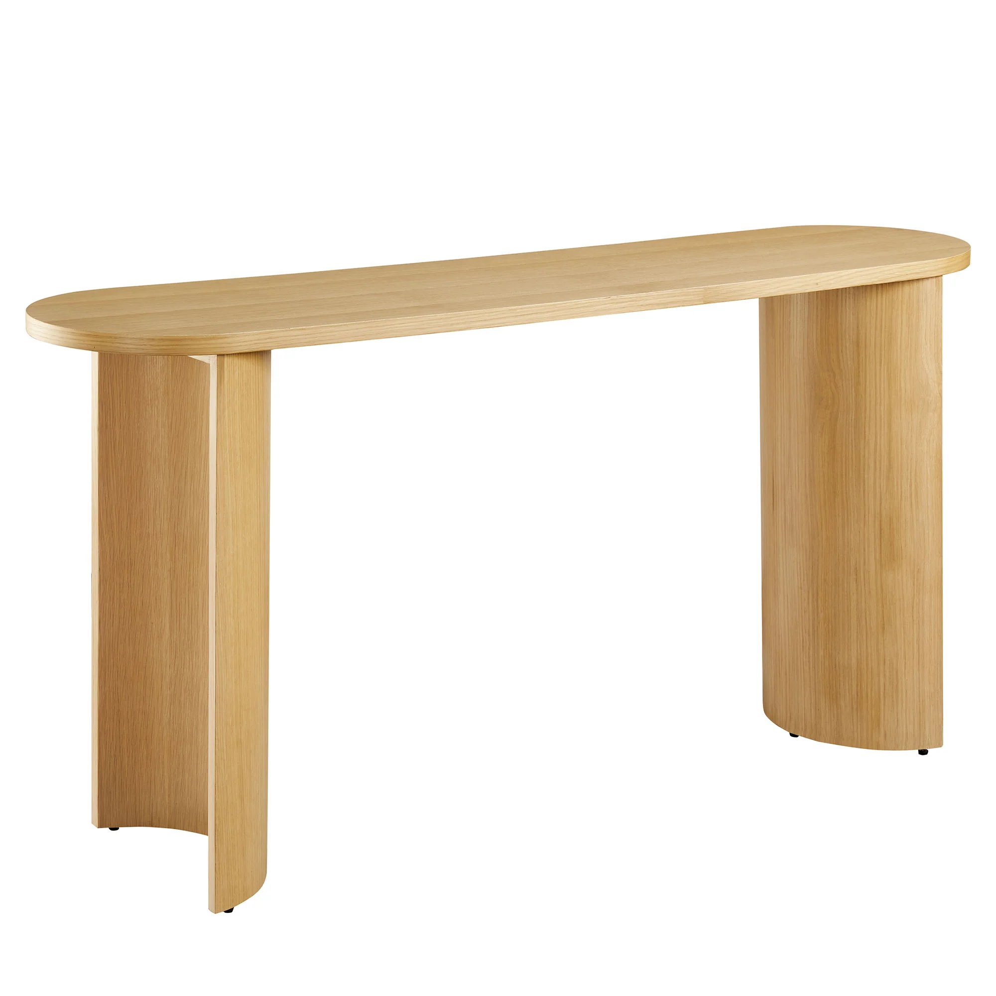 Aspect Oval Wood Entryway Console Table by Modway - Image 3