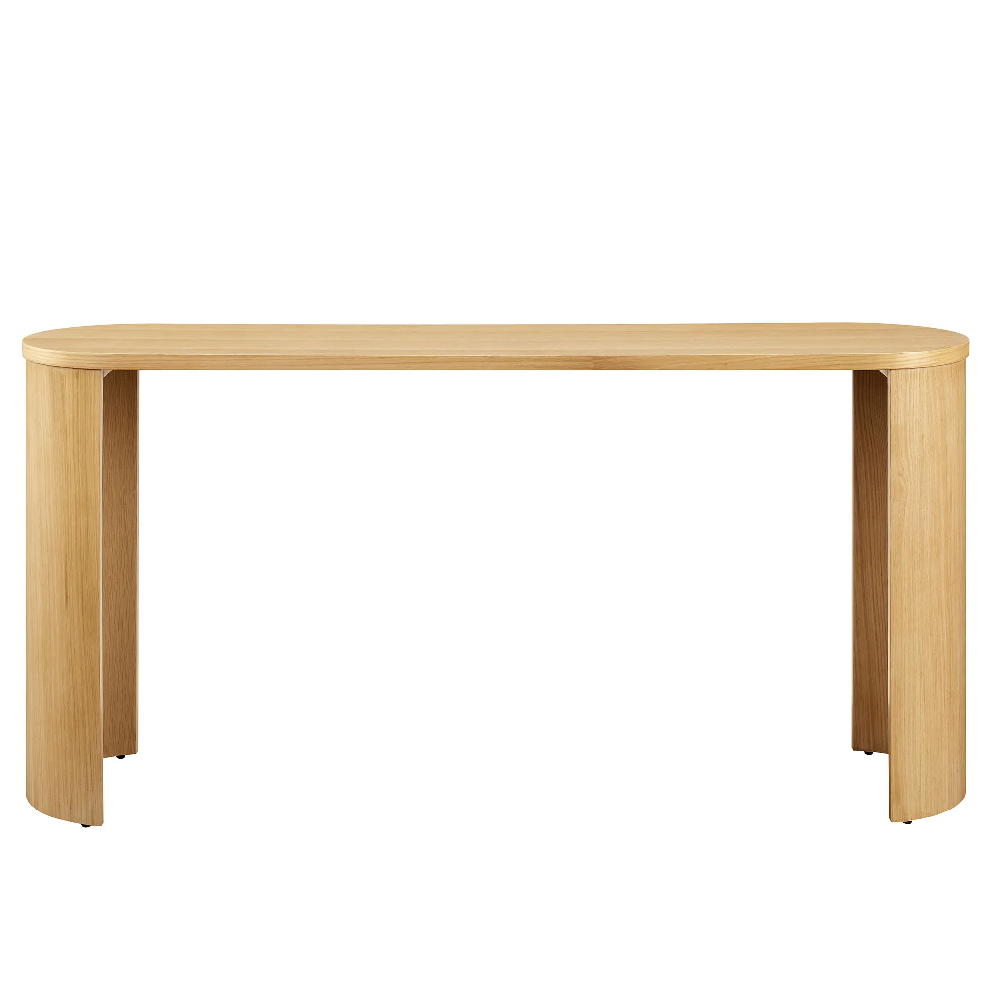 Aspect Oval Wood Entryway Console Table by Modway - Image 5