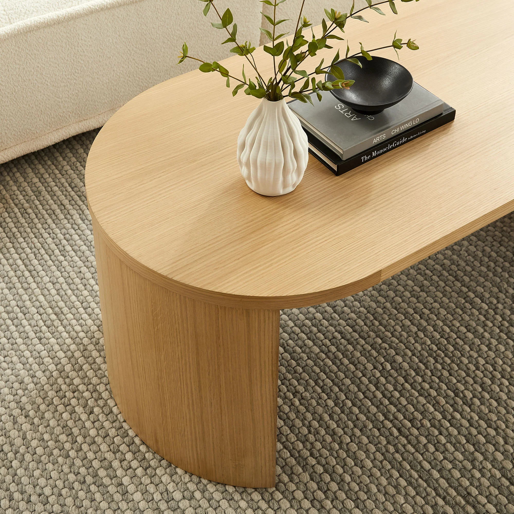 Aspect Oval Wood Entryway Console Table by Modway - Image 9