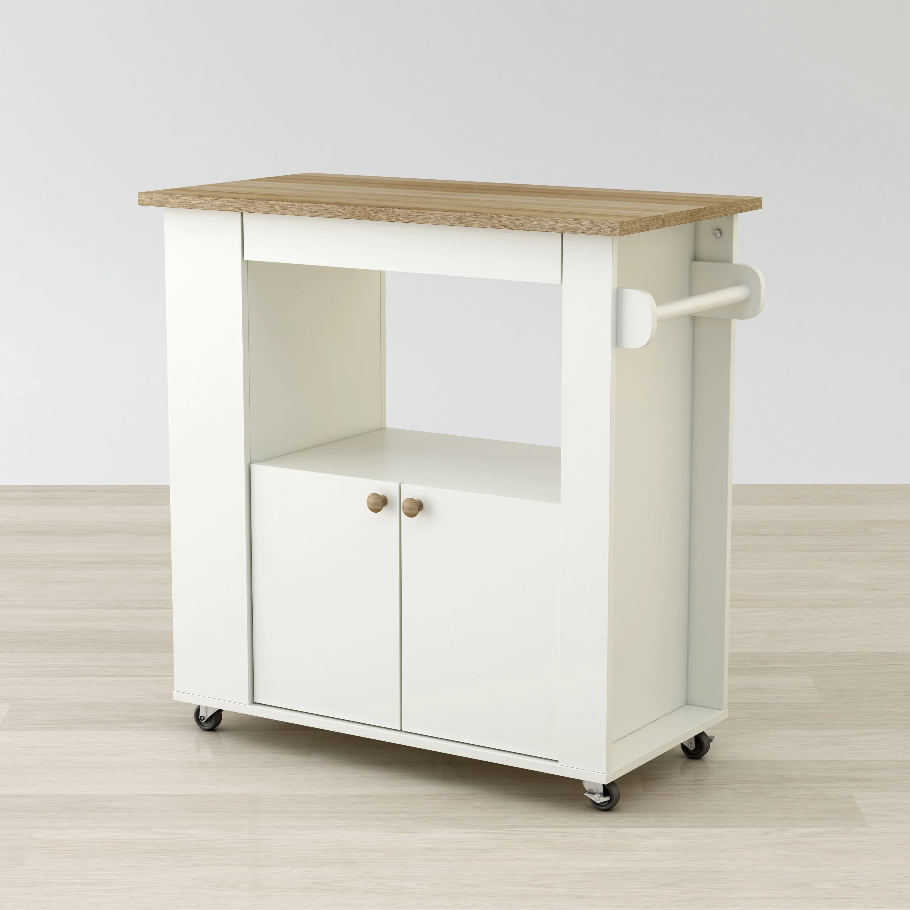 Aston 33.5" Kitchen Cart By Anderson Teak - Image 4